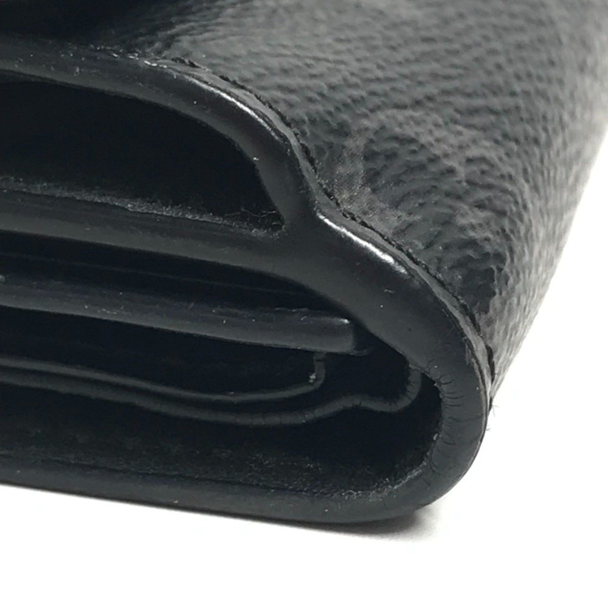 Louis Vuitton LOUIS VUITTON M45417 Monogram Eclipse Discovery Compact Wallet, Tri-fold Wallet in Canvas, Black, for Men and Women Size ONE SIZE - 9 Thumbnail