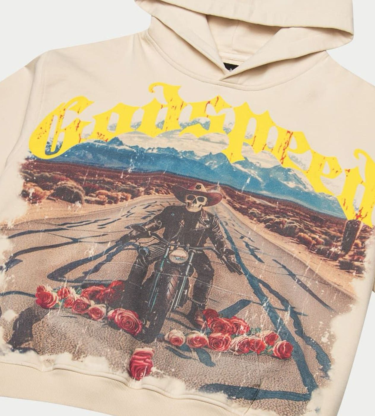 Godspeed Long Lonely Road Hoodie Bone Size US XXL / EU 58 / 5 - 3 Thumbnail