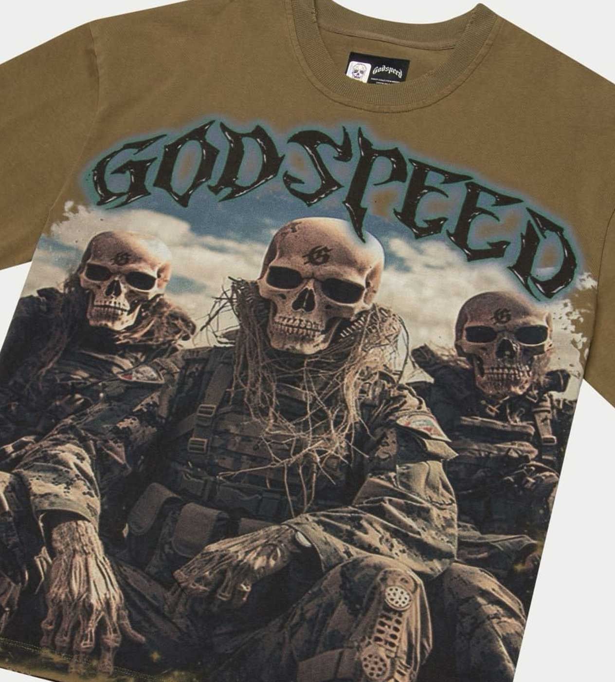 Godspeed Squadron Tee Olive Size US M / EU 48-50 / 2 - 3 Thumbnail