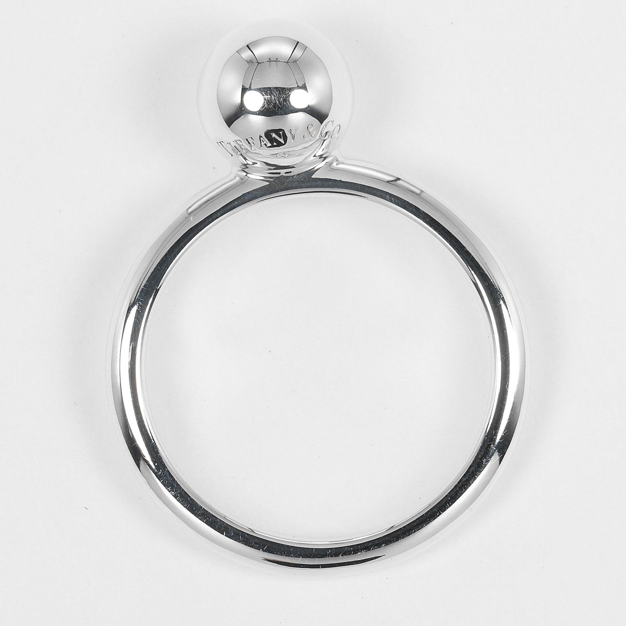 Tiffany & Co. Tiffany & Co. Hardware Ball Ring, Size 11, 925 Sterling Silver, Approx. 3g, Women's Size ONE SIZE - 8 Thumbnail
