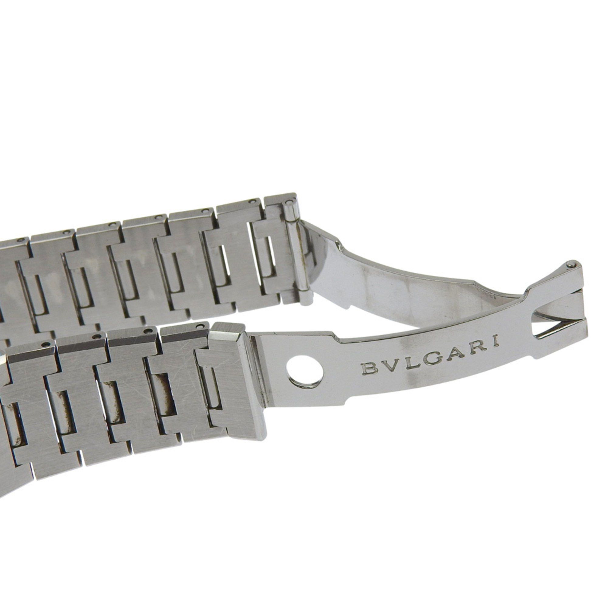 Bvlgari BVLGARI Quadrado Watch SQ29SSD Stainless Steel Quartz Analog Display Black Dial Unisex Size ONE SIZE - 8 Thumbnail