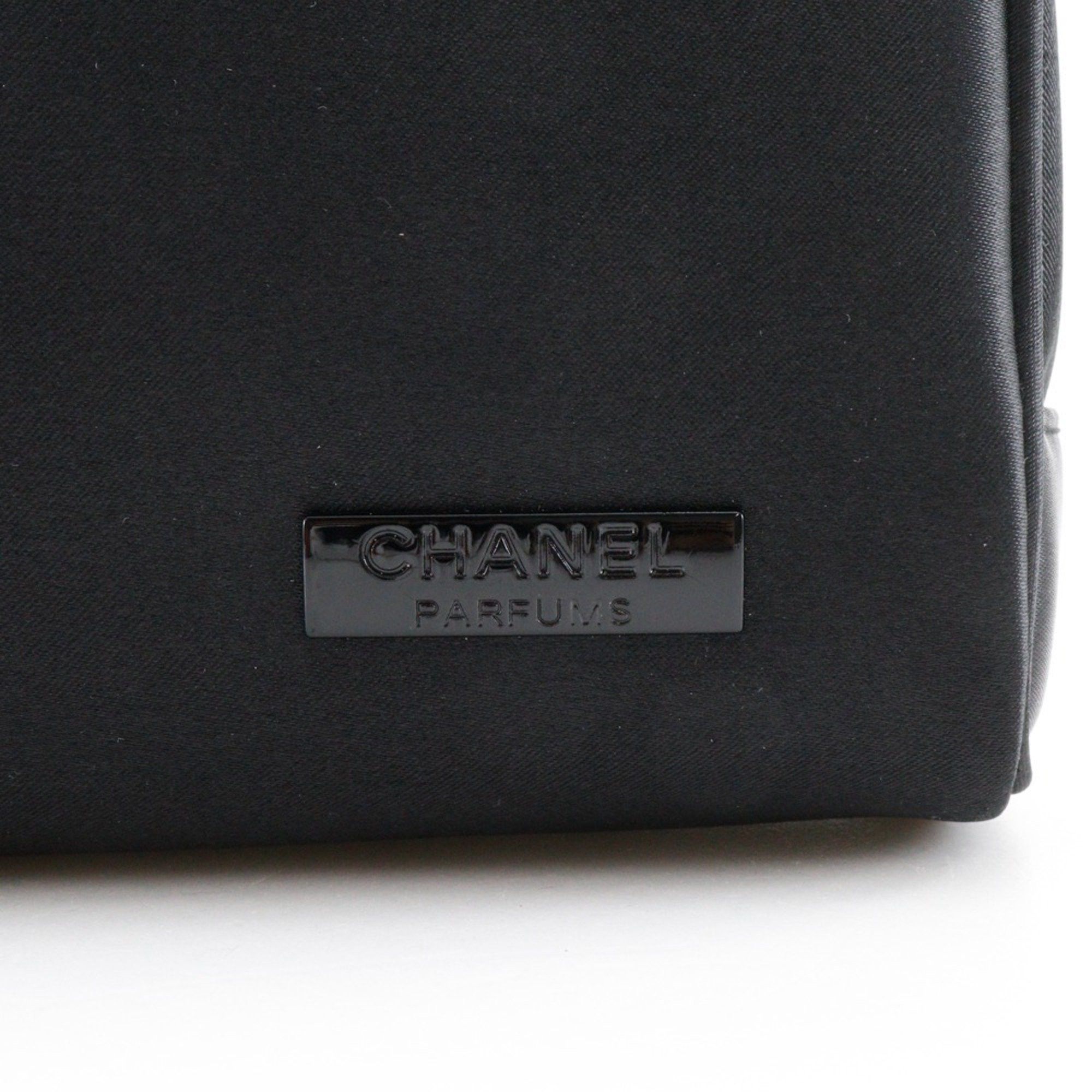 Chanel CHANEL Mademoiselle Pouch, Novelty, Nylon, Black, Zipper, Mademoiselle, Women's Size ONE SIZE - 6 Thumbnail