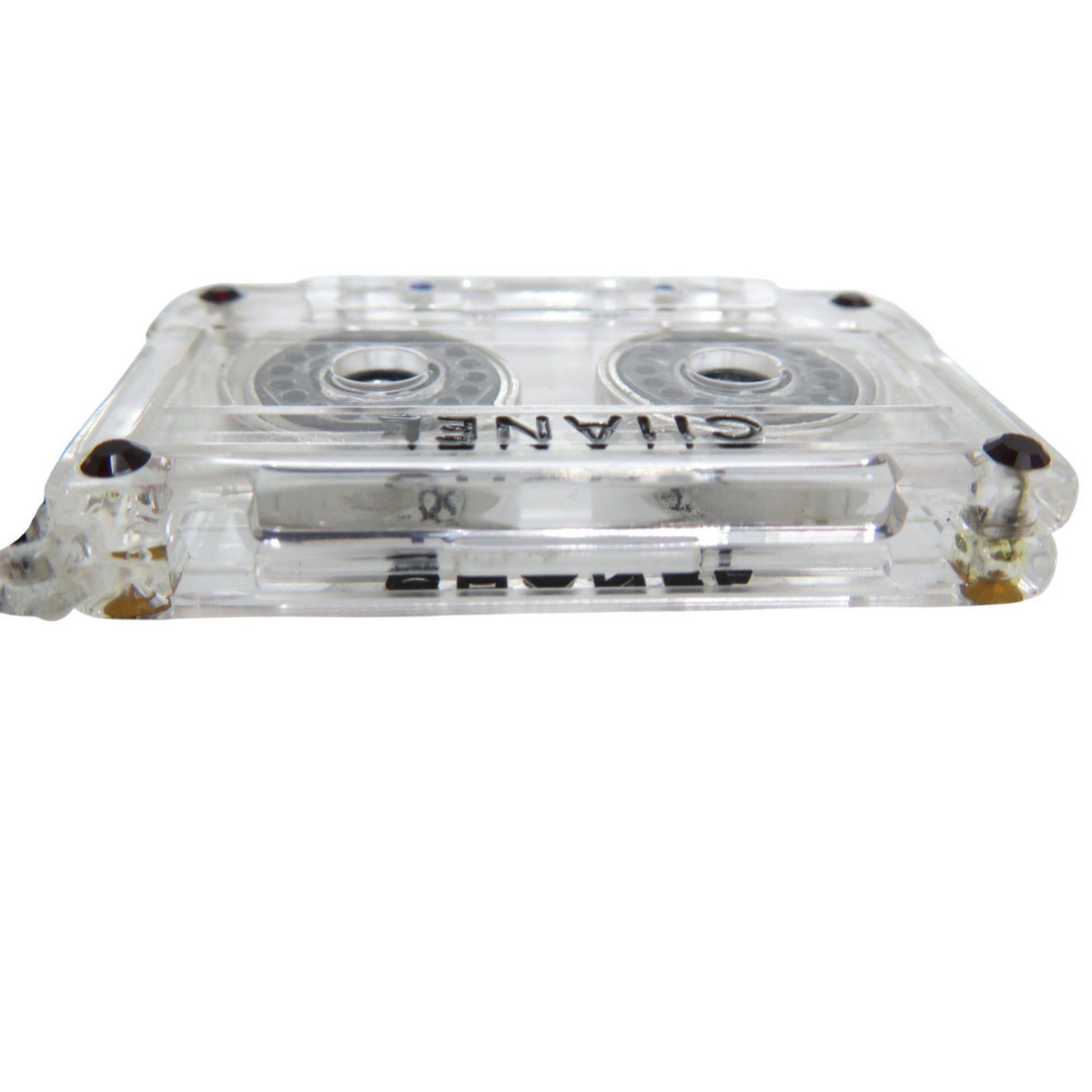 Chanel CHANEL Cassette Tape Rhinestone Necklace, Plastic, Clear, 1434 Size ONE SIZE - 6 Thumbnail