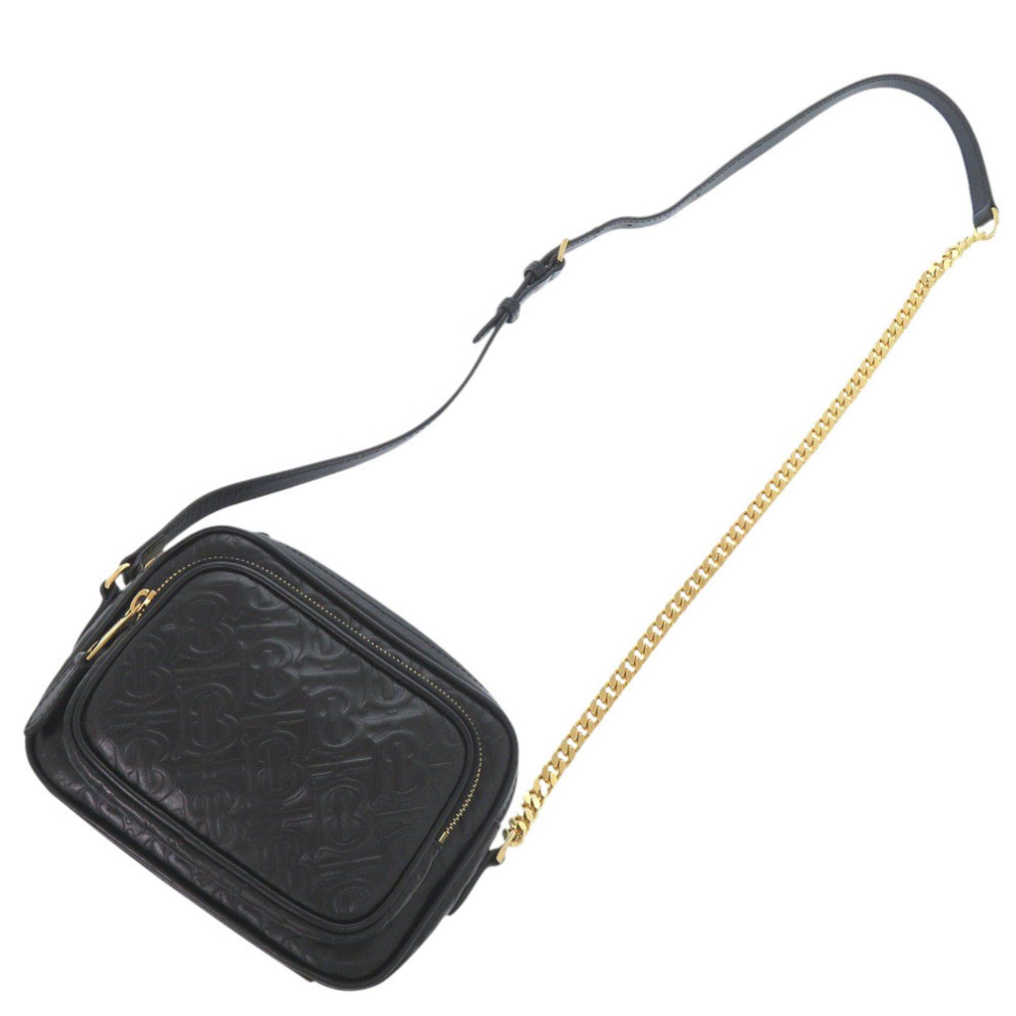 Burberry Burberry Camera Bag TB Monogram 8015241 Leather Black Shoulder 0552 BURBERRY Size ONE SIZE - 8 Thumbnail