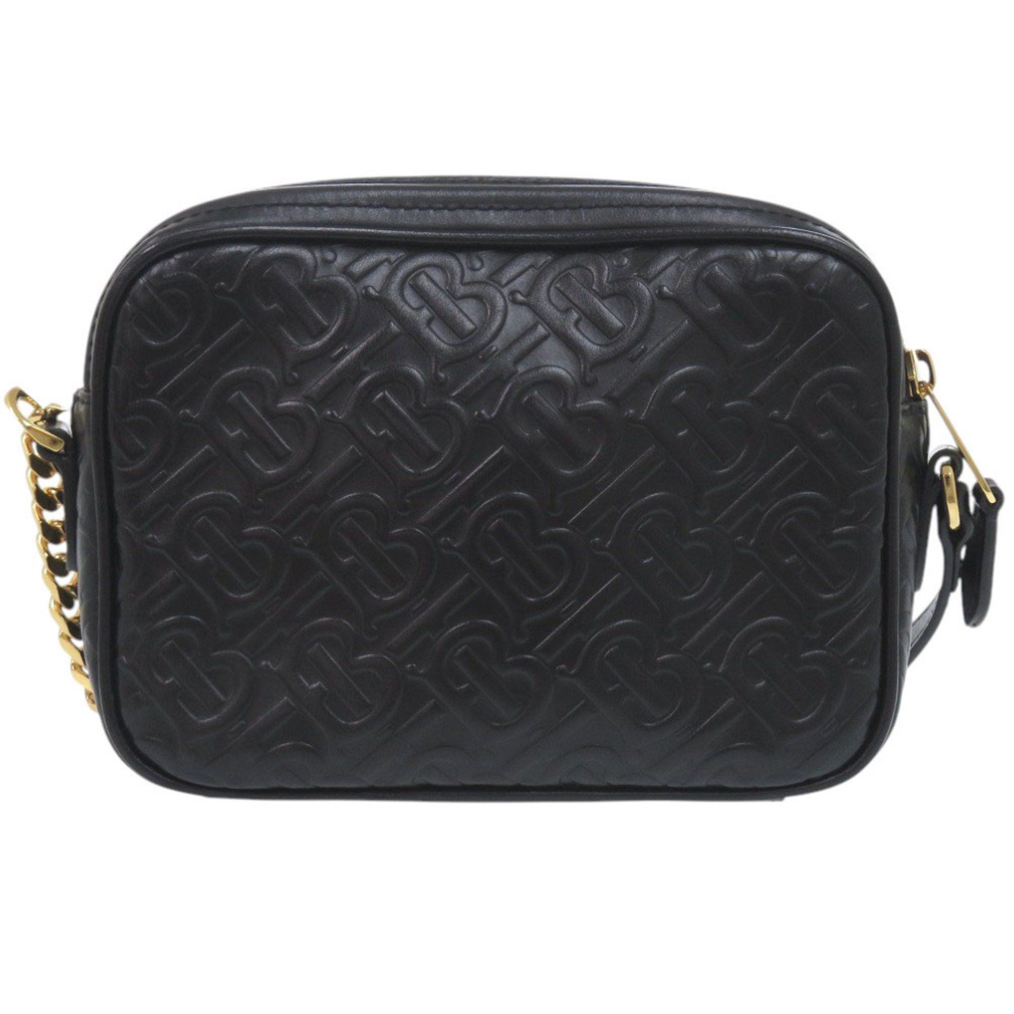 Burberry Burberry Camera Bag TB Monogram 8015241 Leather Black Shoulder 0552 BURBERRY Size ONE SIZE - 2 Thumbnail