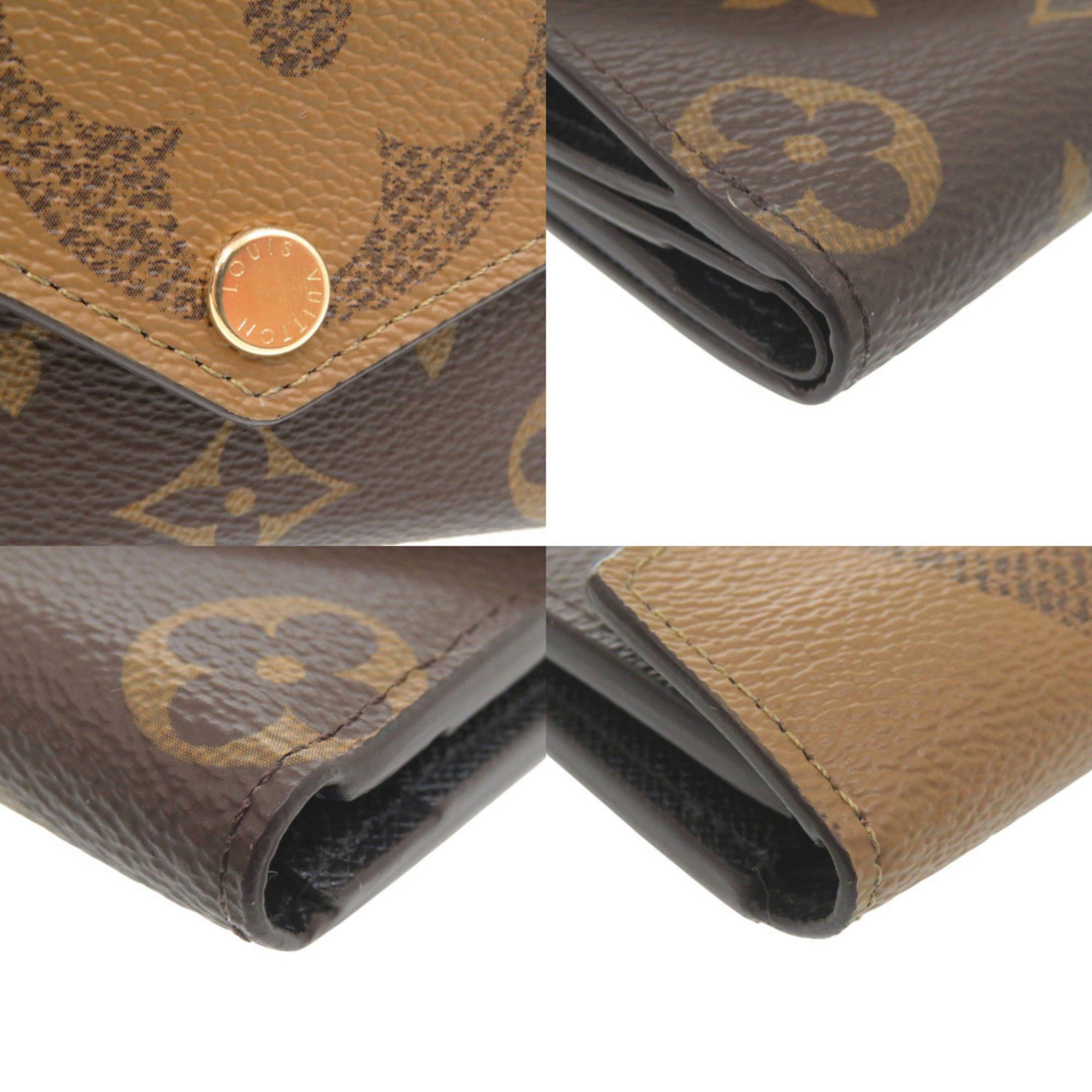 Louis Vuitton Louis Vuitton Portefeuille Zoe Monogram Tri-fold Wallet M80725 Canvas Brown 1115 LOUIS VUITTON Size ONE SIZE - 9 Thumbnail
