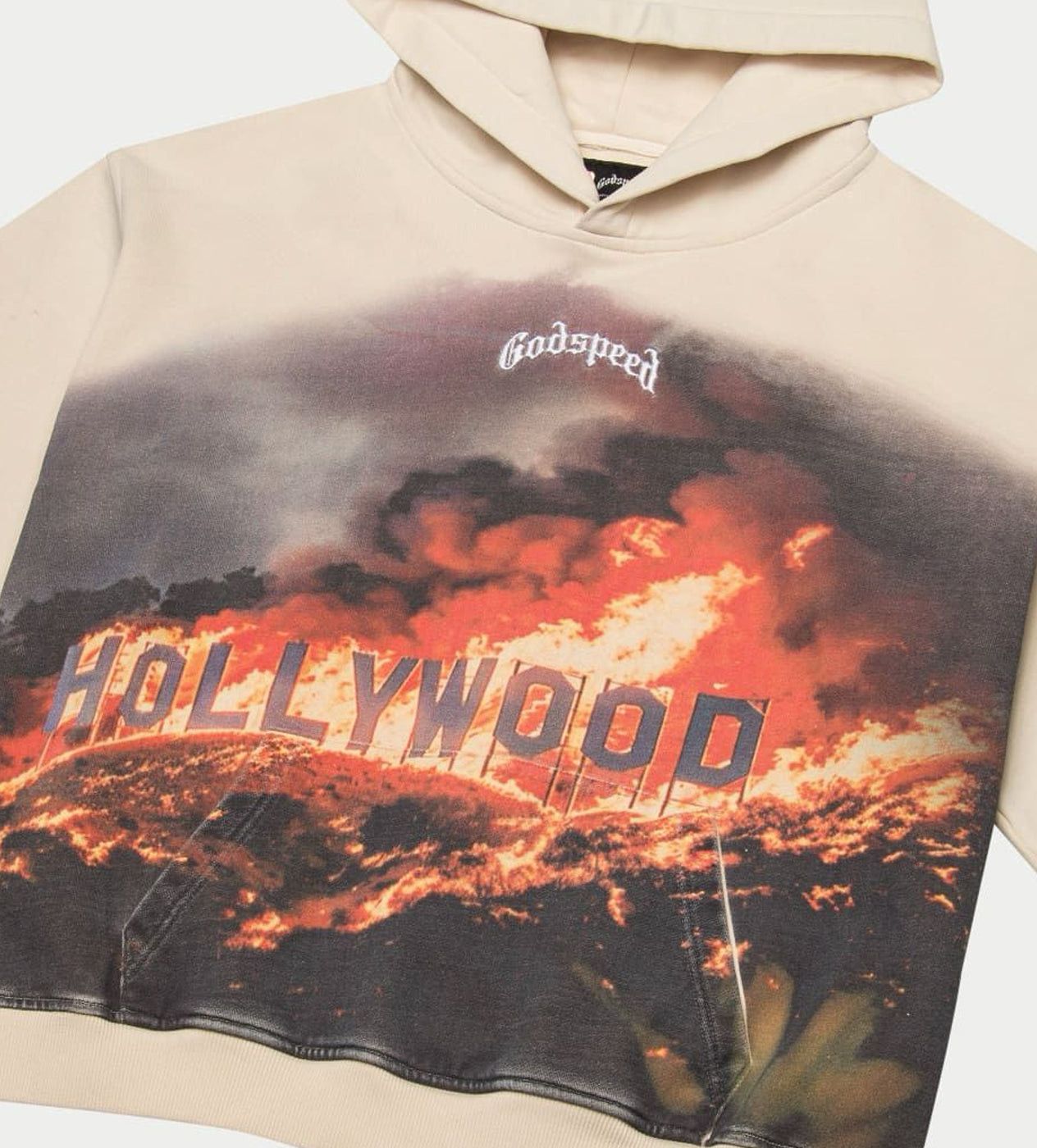 Godspeed Hollywood Inferno Hoodie Bone Size US XL / EU 56 / 4 - 3 Thumbnail