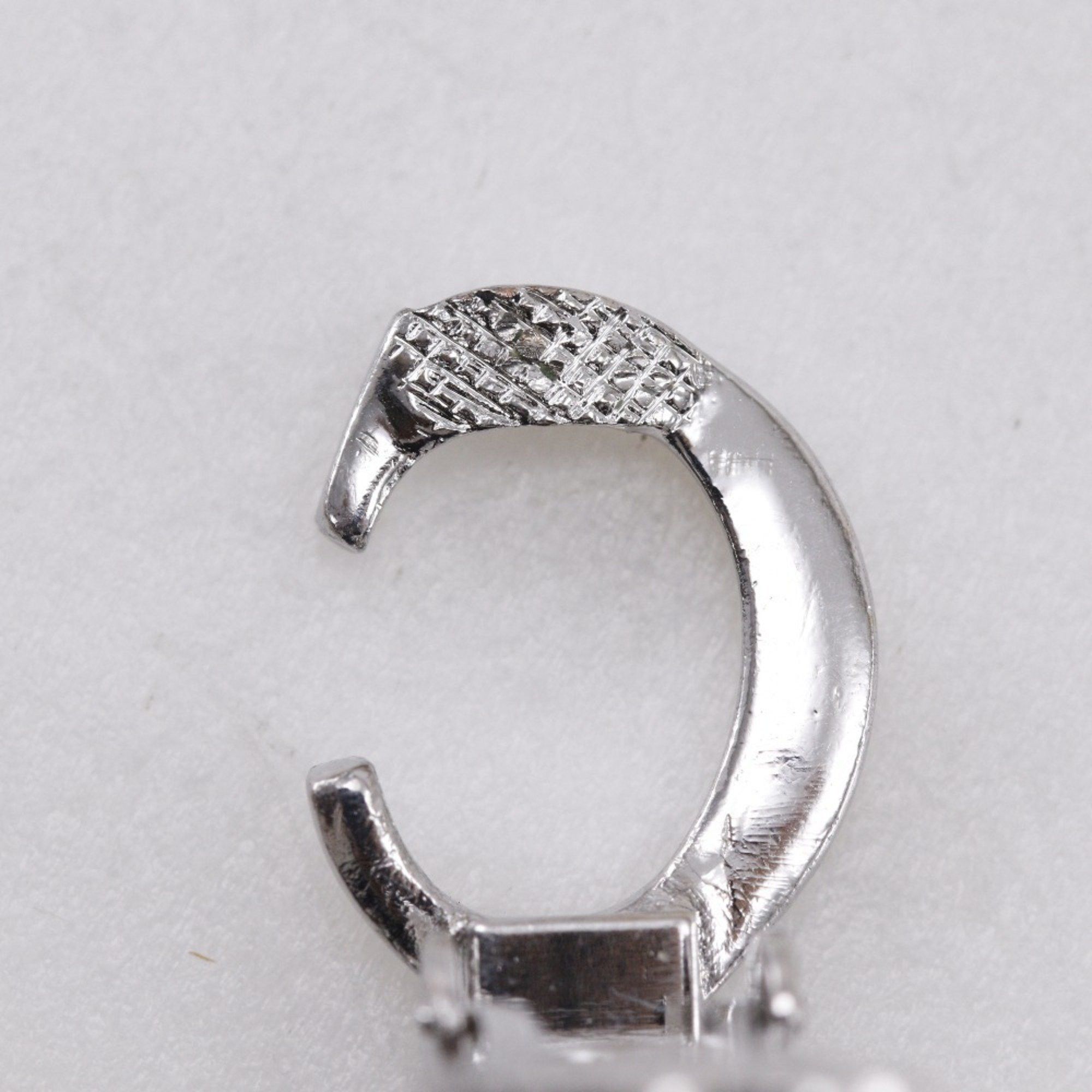 Dior Christian Dior CD logo earrings, silver, approximately 5.5g, logo, for women. Size ONE SIZE - 5 Thumbnail