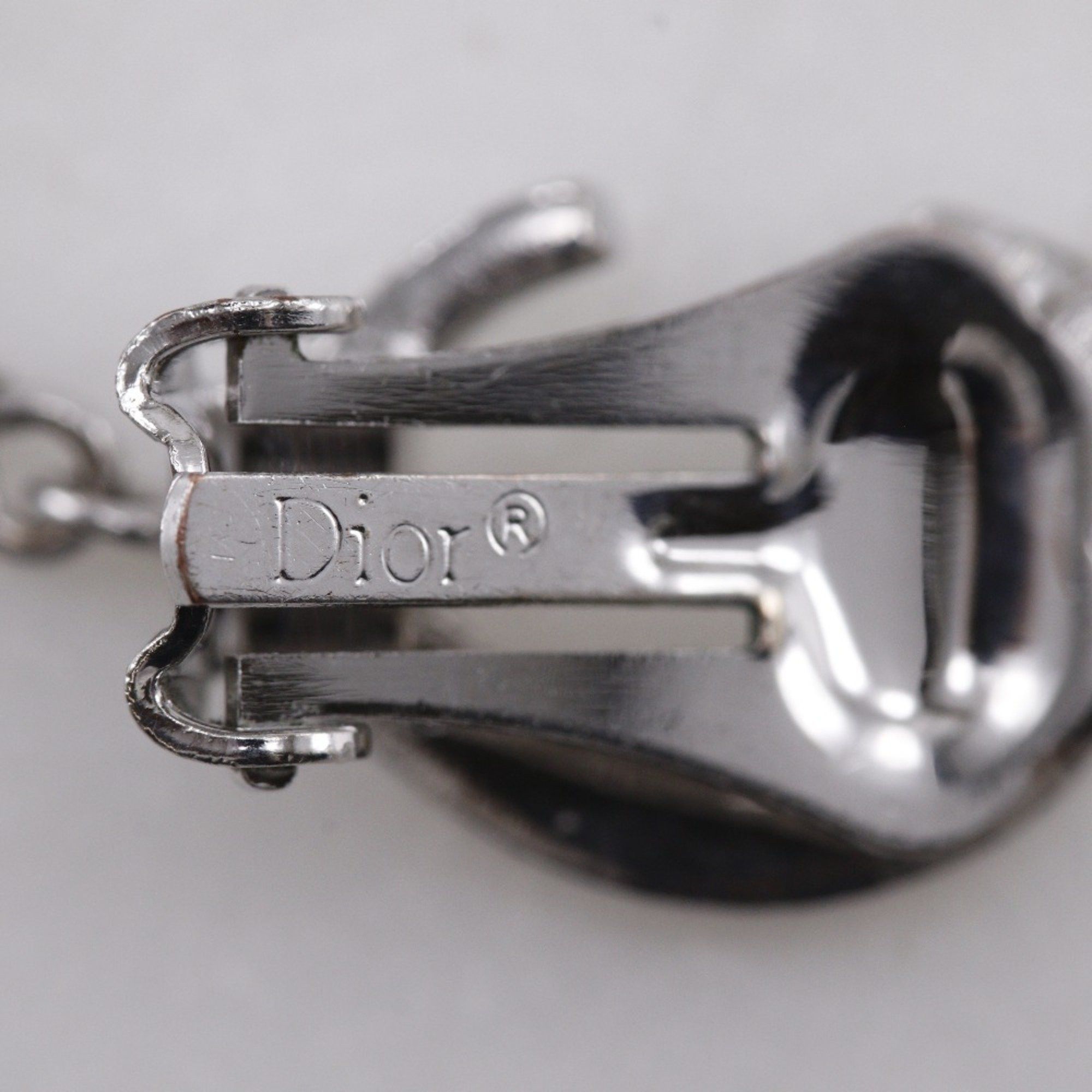 Dior Christian Dior CD logo earrings, silver, approximately 5.5g, logo, for women. Size ONE SIZE - 11 Thumbnail