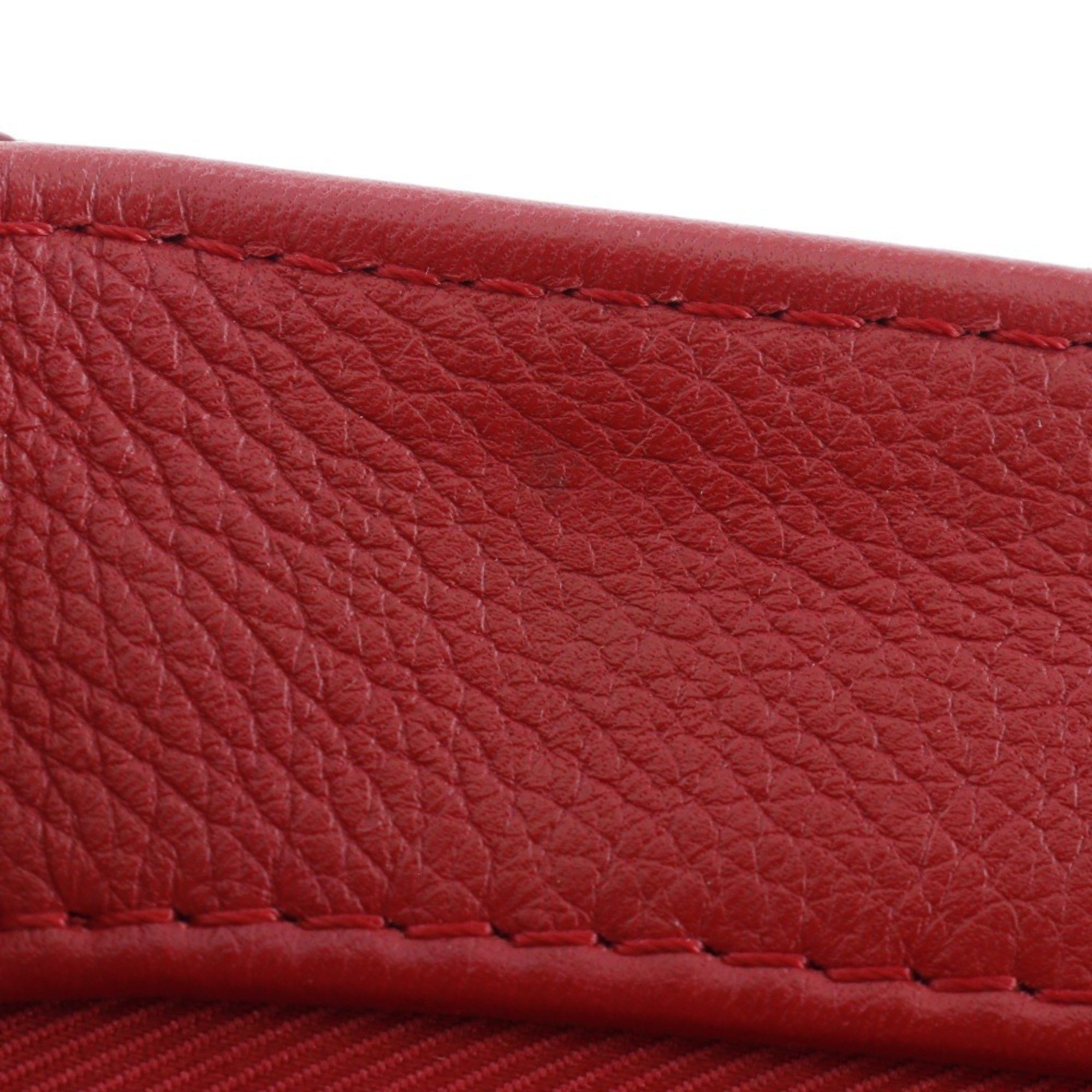 Louis Vuitton Louis Vuitton Rock Me BB Shoulder Bag, 2-Way, M51202, Calfskin Ruby, Made in France, 2017, Red, DU0197, Turnlock, BB, Women's Size ONE SIZE - 13 Thumbnail