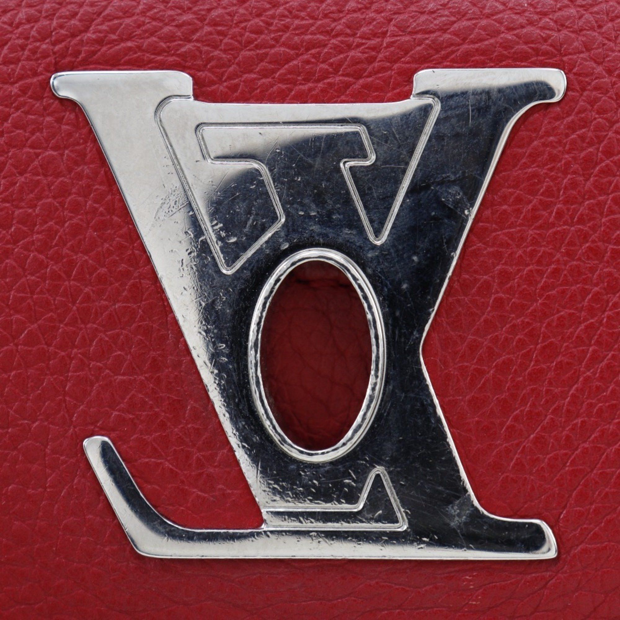 Louis Vuitton Louis Vuitton Rock Me BB Shoulder Bag, 2-Way, M51202, Calfskin Ruby, Made in France, 2017, Red, DU0197, Turnlock, BB, Women's Size ONE SIZE - 7 Thumbnail