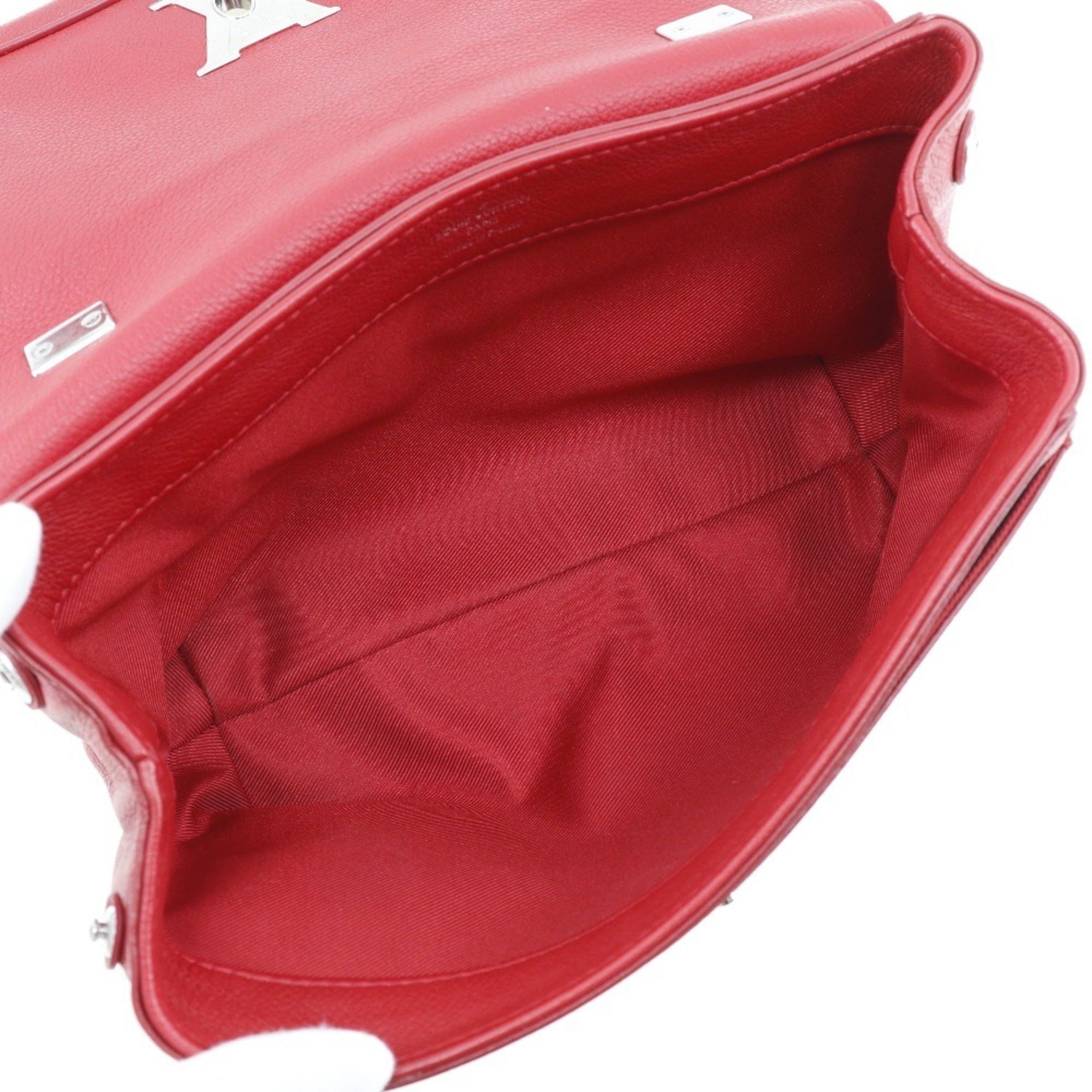 Louis Vuitton Louis Vuitton Rock Me BB Shoulder Bag, 2-Way, M51202, Calfskin Ruby, Made in France, 2017, Red, DU0197, Turnlock, BB, Women's Size ONE SIZE - 5 Thumbnail