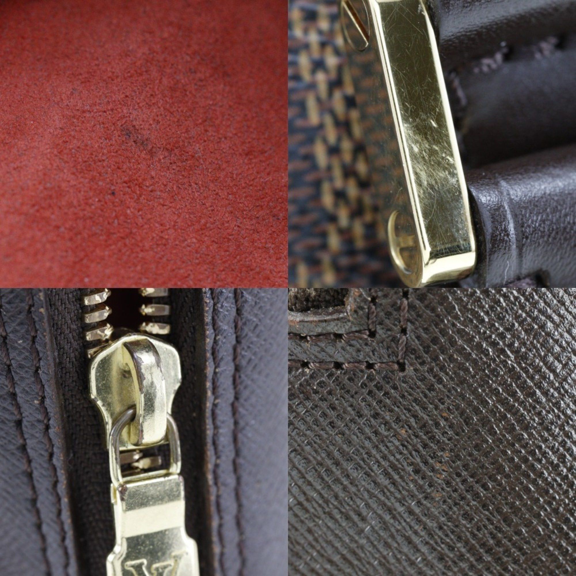Louis Vuitton Louis Vuitton Brera Handbag, Damier Canvas, Made in France, 1998, VI0958 A5, Double Zipper, Women's Size ONE SIZE - 7 Thumbnail