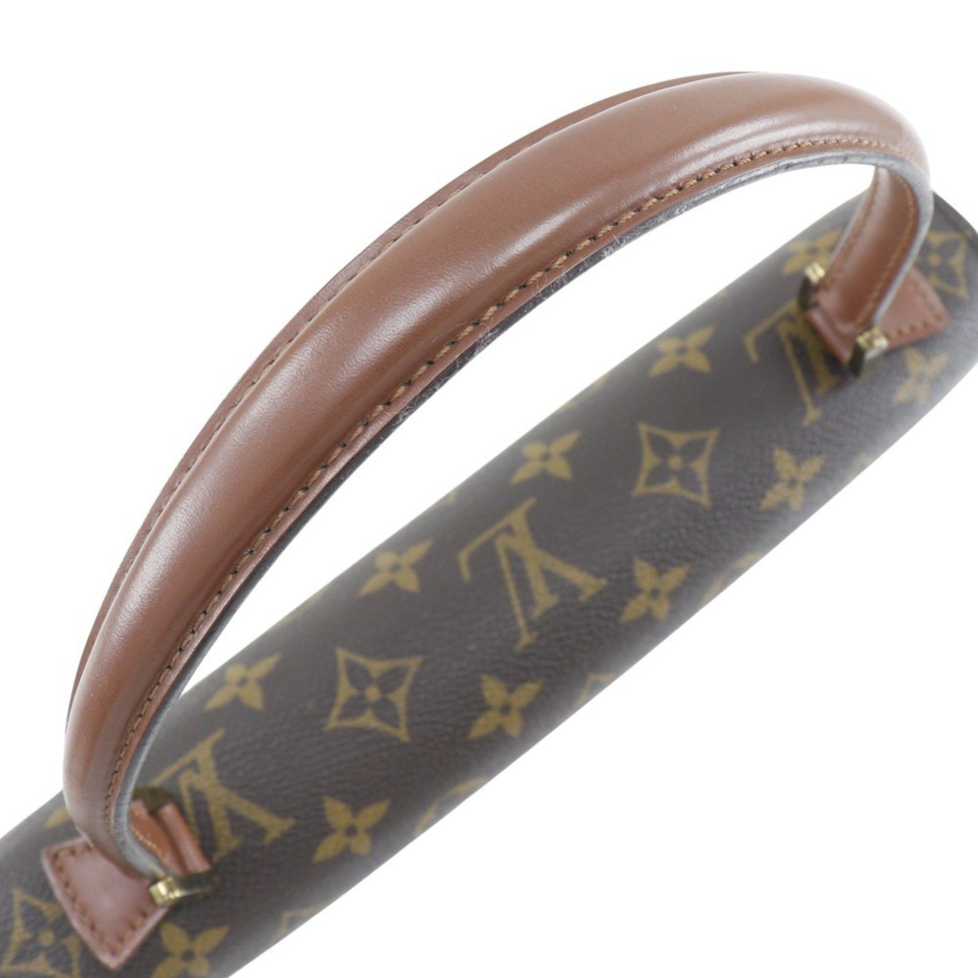 Louis Vuitton Louis Vuitton Concorde Handbag M51190 Monogram Canvas Made in France 1991 Brown MI8901 Snap Lock Concord Women's Size ONE SIZE - 4 Thumbnail