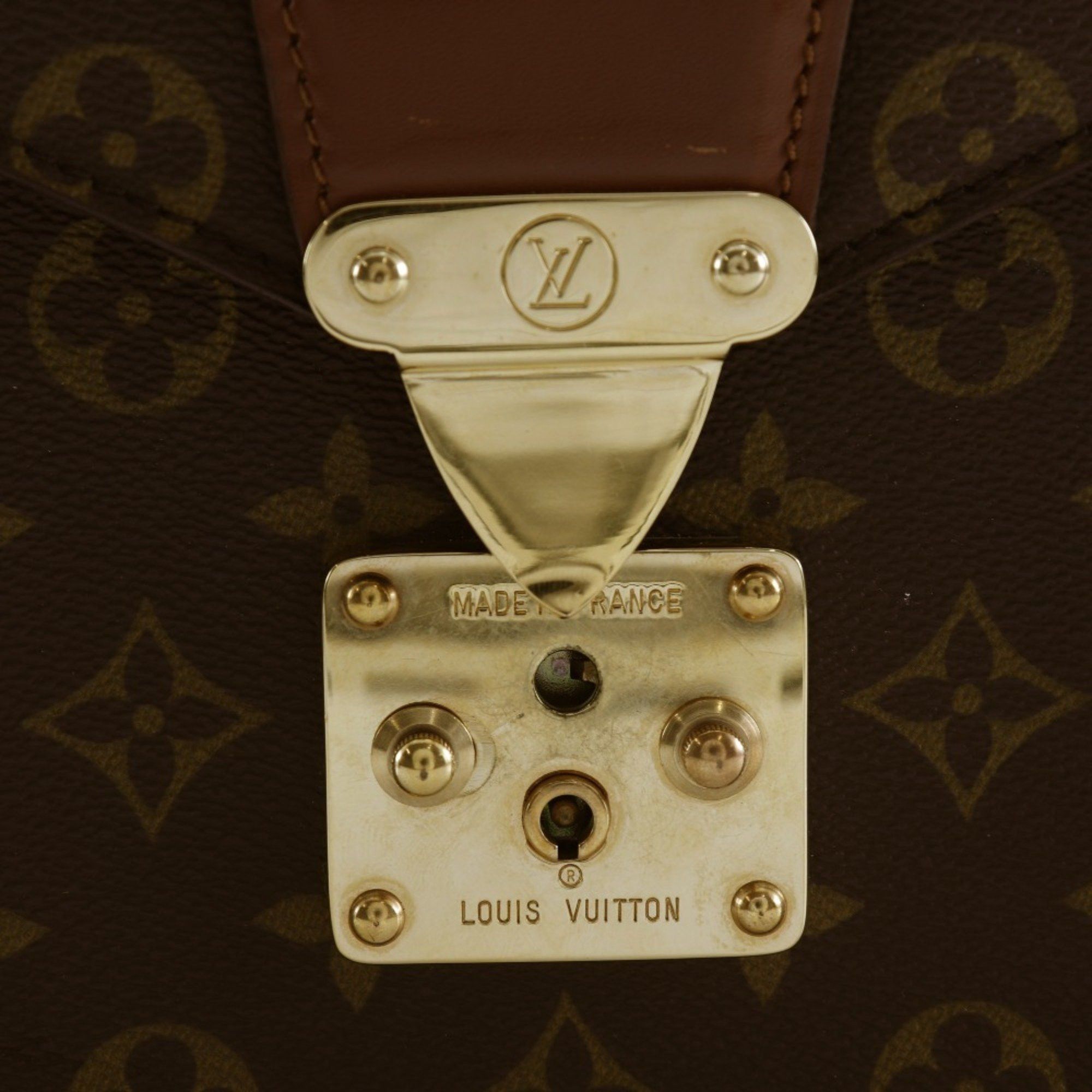 Louis Vuitton Louis Vuitton Concorde Handbag M51190 Monogram Canvas Made in France 1991 Brown MI8901 Snap Lock Concord Women's Size ONE SIZE - 12 Thumbnail