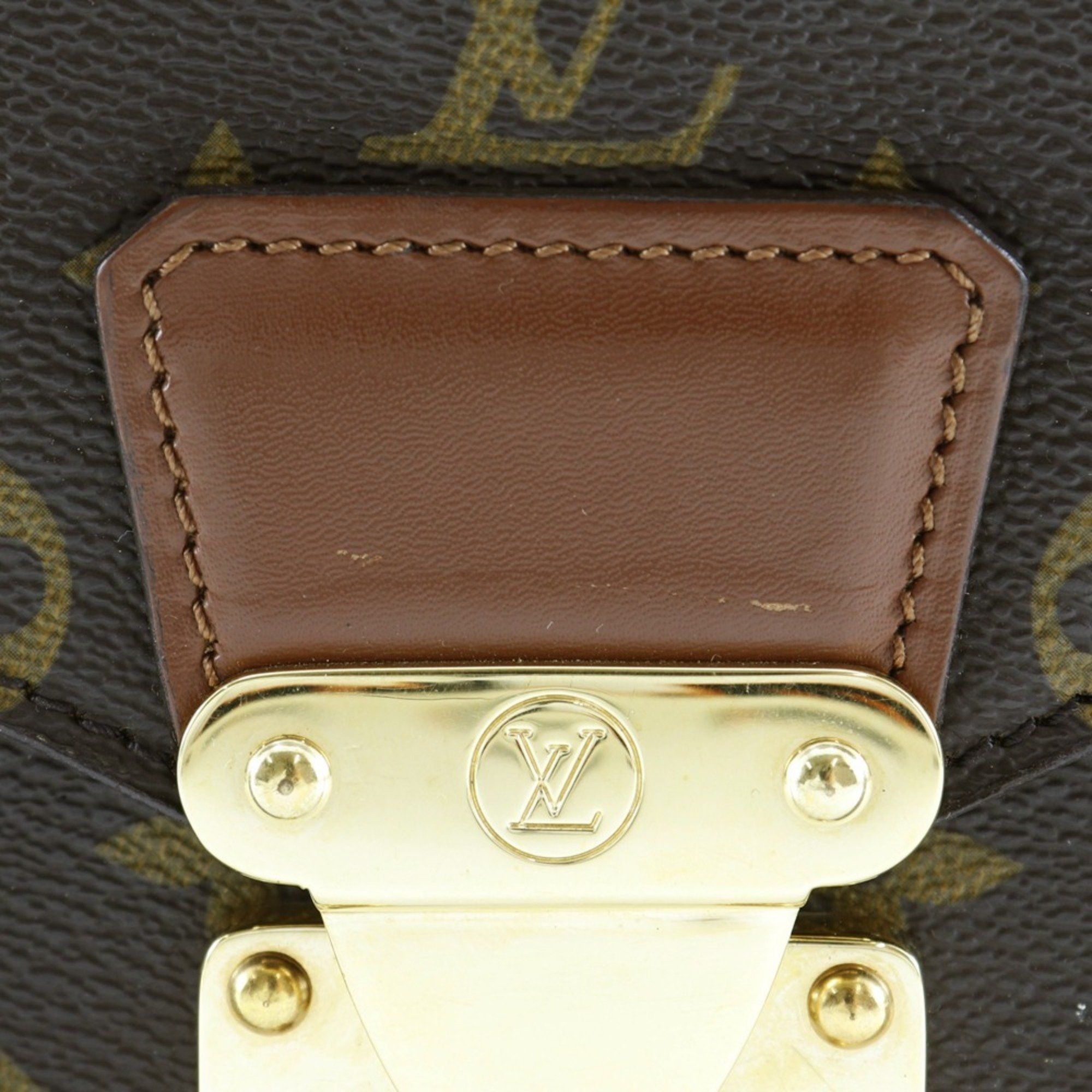 Louis Vuitton Louis Vuitton Concorde Handbag M51190 Monogram Canvas Made in France 1991 Brown MI8901 Snap Lock Concord Women's Size ONE SIZE - 11 Thumbnail