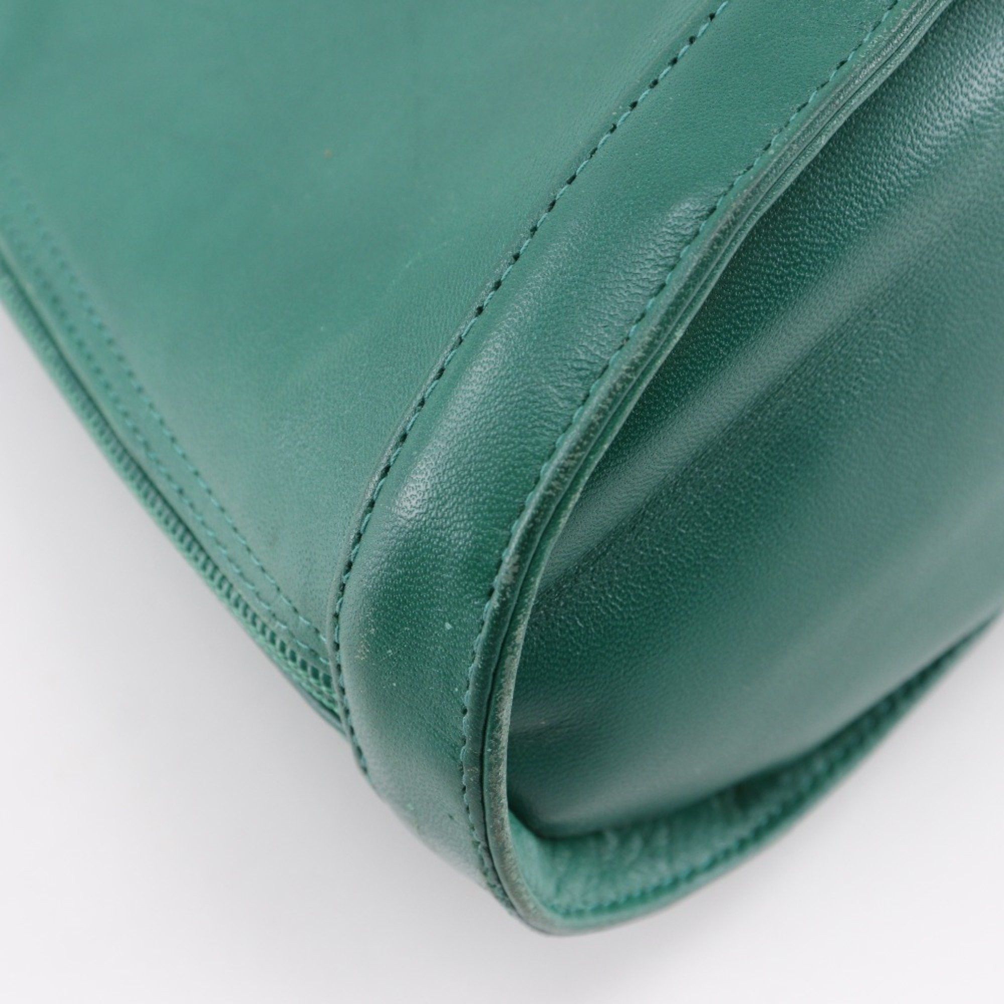 Bally Bally Women's Two-Tone Calfskin Green/Black Long Shoulder Tote Bag, A5 Size, Double Zipper Size ONE SIZE - 4 Thumbnail