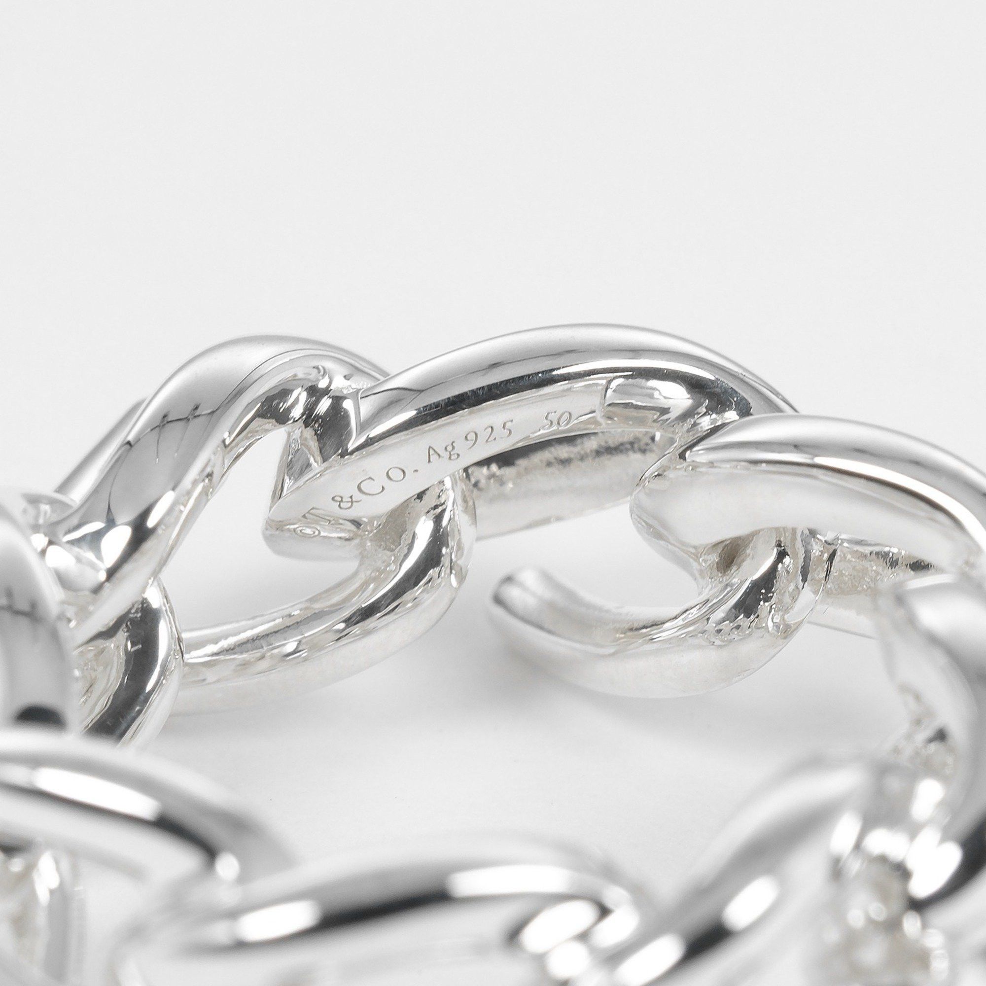 Tiffany & Co. Tiffany & Co. Forgelink High Polish Ring, Size 10, Approx. 10.7g, Women's Size ONE SIZE - 4 Thumbnail