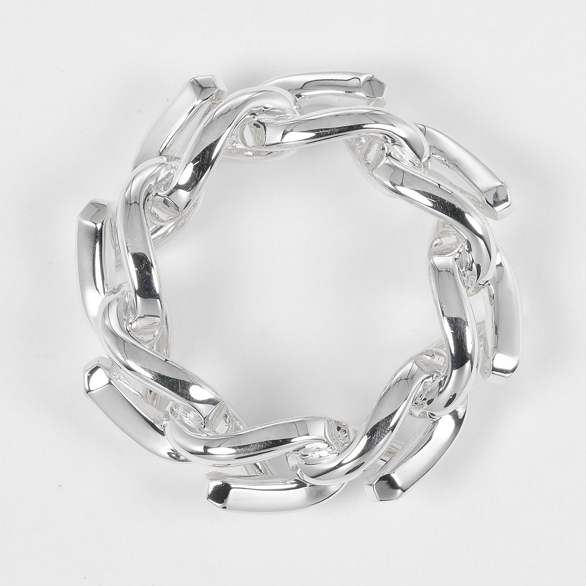 Tiffany & Co. Tiffany & Co. Forgelink High Polish Ring, Size 10, Approx. 10.7g, Women's Size ONE SIZE - 8 Thumbnail