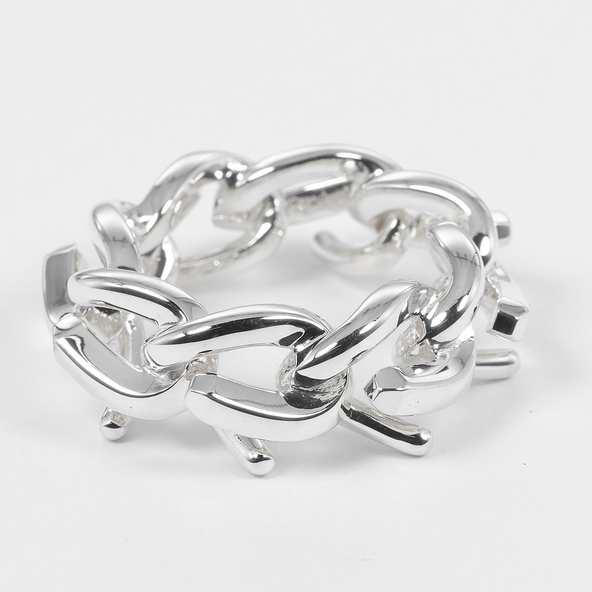Tiffany & Co. Tiffany & Co. Forgelink High Polish Ring, Size 10, Approx. 10.7g, Women's Size ONE SIZE - 7 Thumbnail