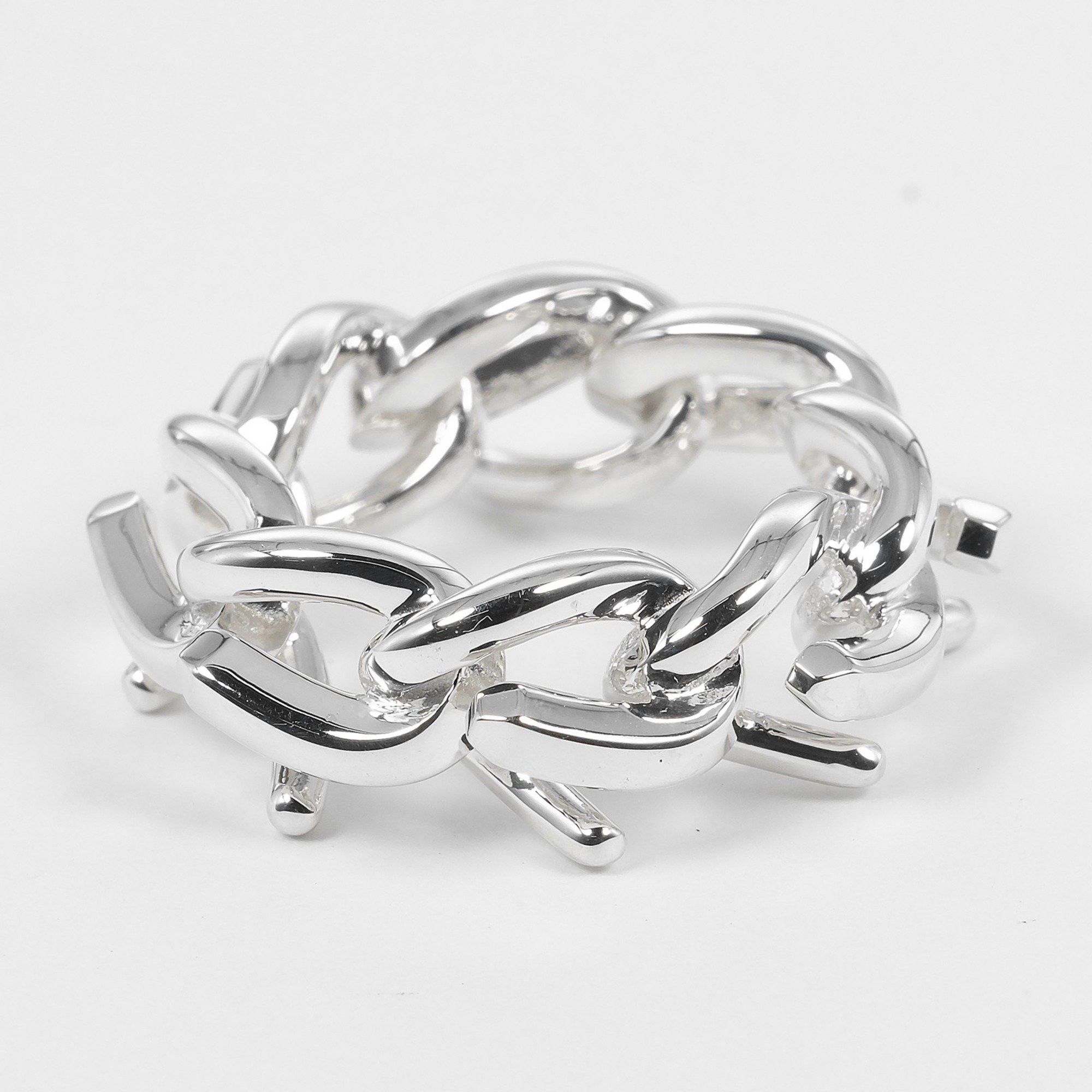 Tiffany & Co. Tiffany & Co. Forgelink High Polish Ring, Size 10, Approx. 10.7g, Women's Size ONE SIZE - 6 Thumbnail