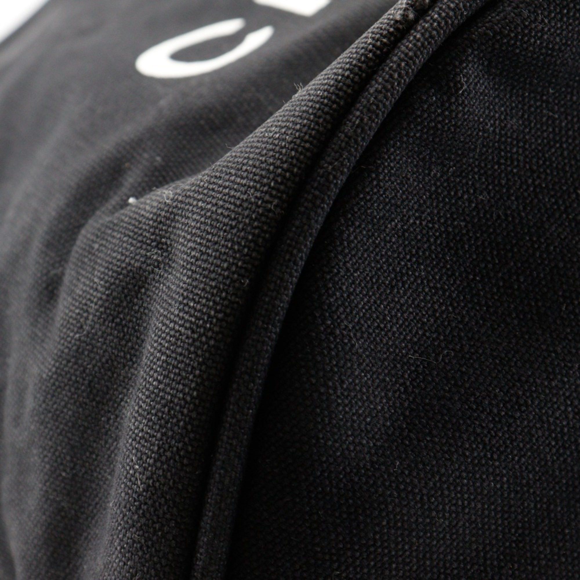 Chanel Chanel SOLEIL drawstring shoulder bag, novelty, black canvas, women's Size ONE SIZE - 4 Thumbnail