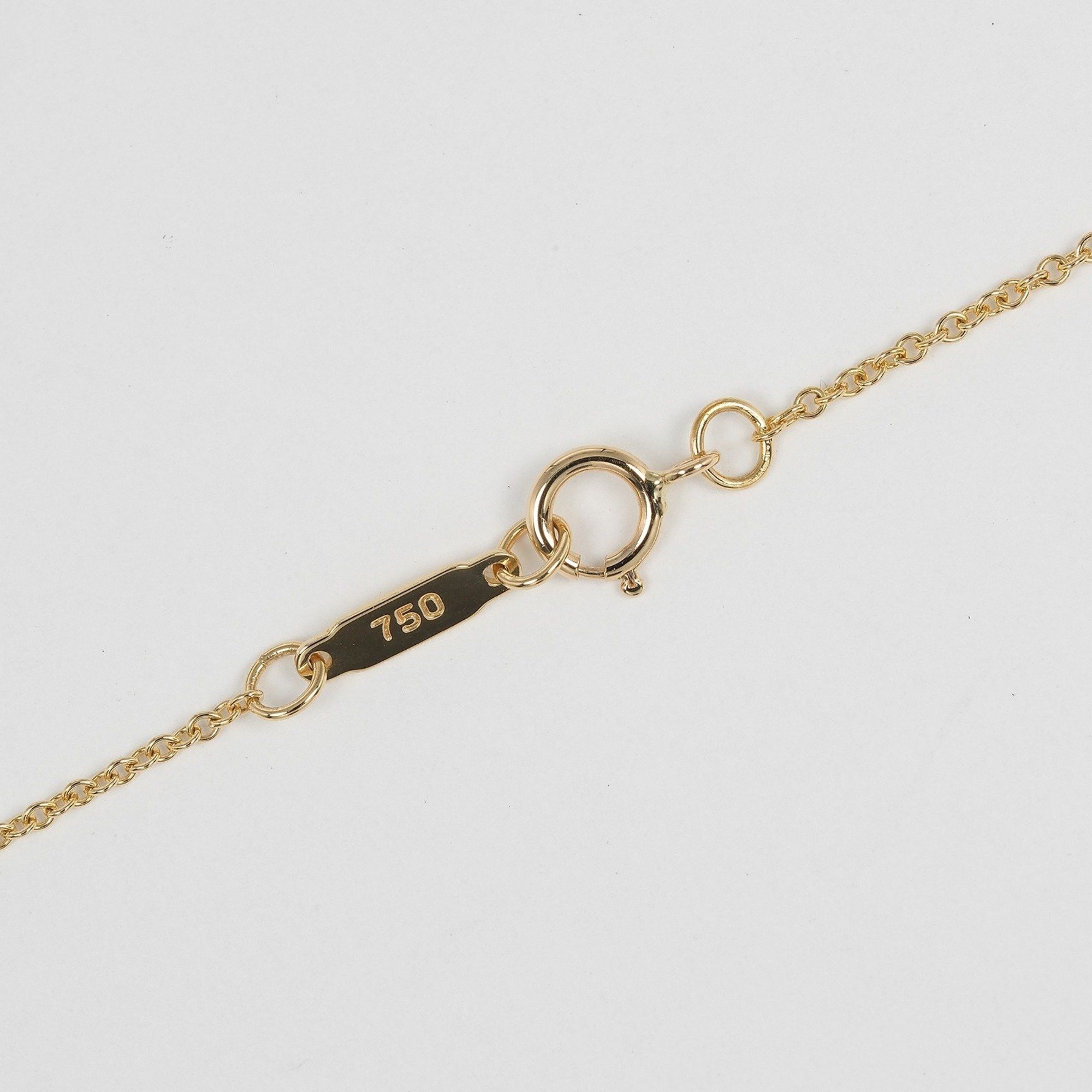 Tiffany & Co. Tiffany & Co. Pavé Heart Necklace, 18K Yellow Gold, Approx. 2.6g Size ONE SIZE - 6 Thumbnail