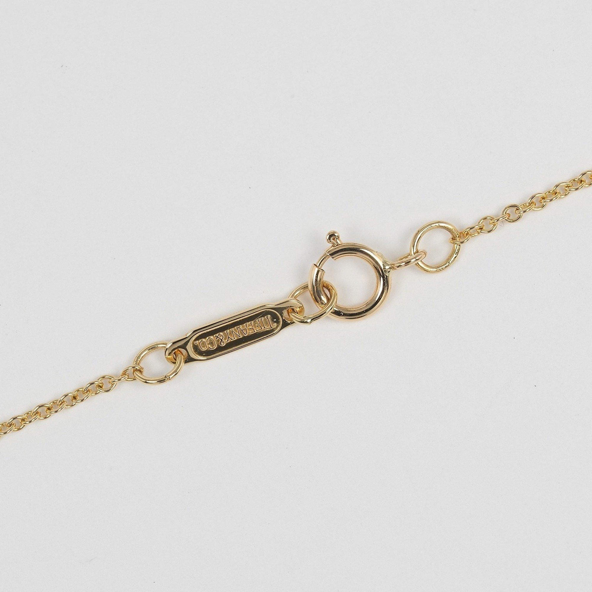 Tiffany & Co. Tiffany & Co. Pavé Heart Necklace, 18K Yellow Gold, Approx. 2.6g Size ONE SIZE - 5 Thumbnail