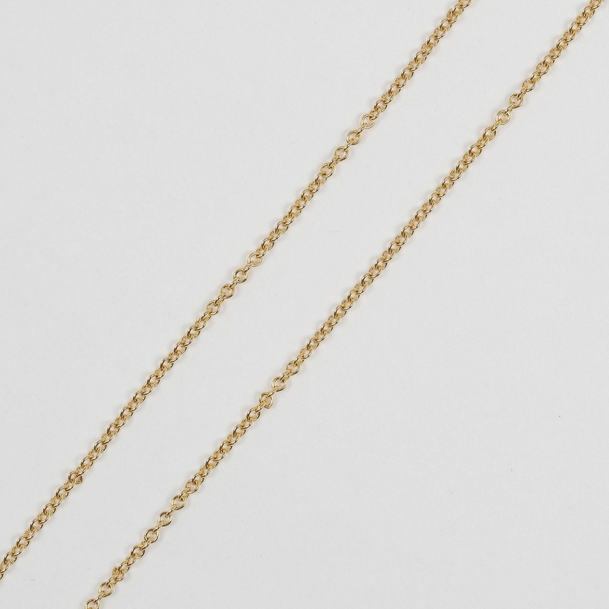 Tiffany & Co. Tiffany & Co. Pavé Heart Necklace, 18K Yellow Gold, Approx. 2.6g Size ONE SIZE - 4 Thumbnail