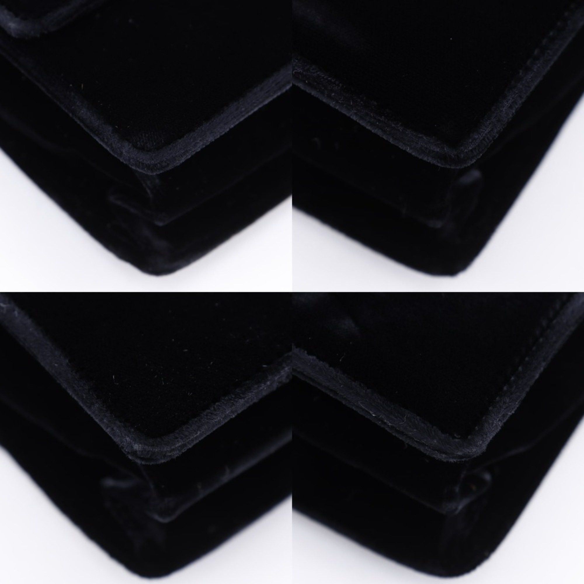 Prada Prada One-Handle Handbag, Vintage Velvet, Black, Nero, Magnetic closure, Women's Size ONE SIZE - 4 Thumbnail