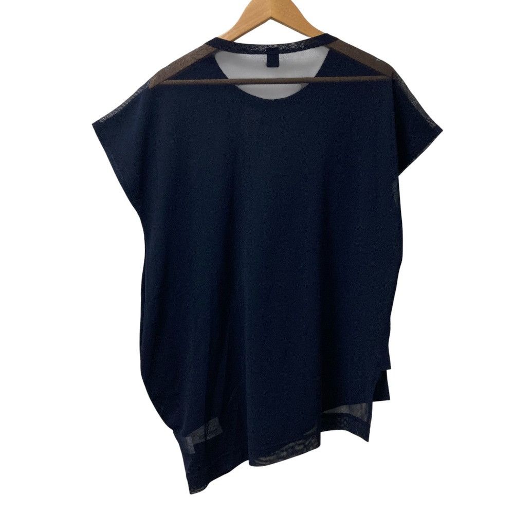 Other Yoji Yamamoto Y's POLYESTER TULLE x WOOL Unbalance T-Shirt Others T-Shirts YB-T06-672 DUTY FREE for USA Size ONE SIZE - 3 Thumbnail