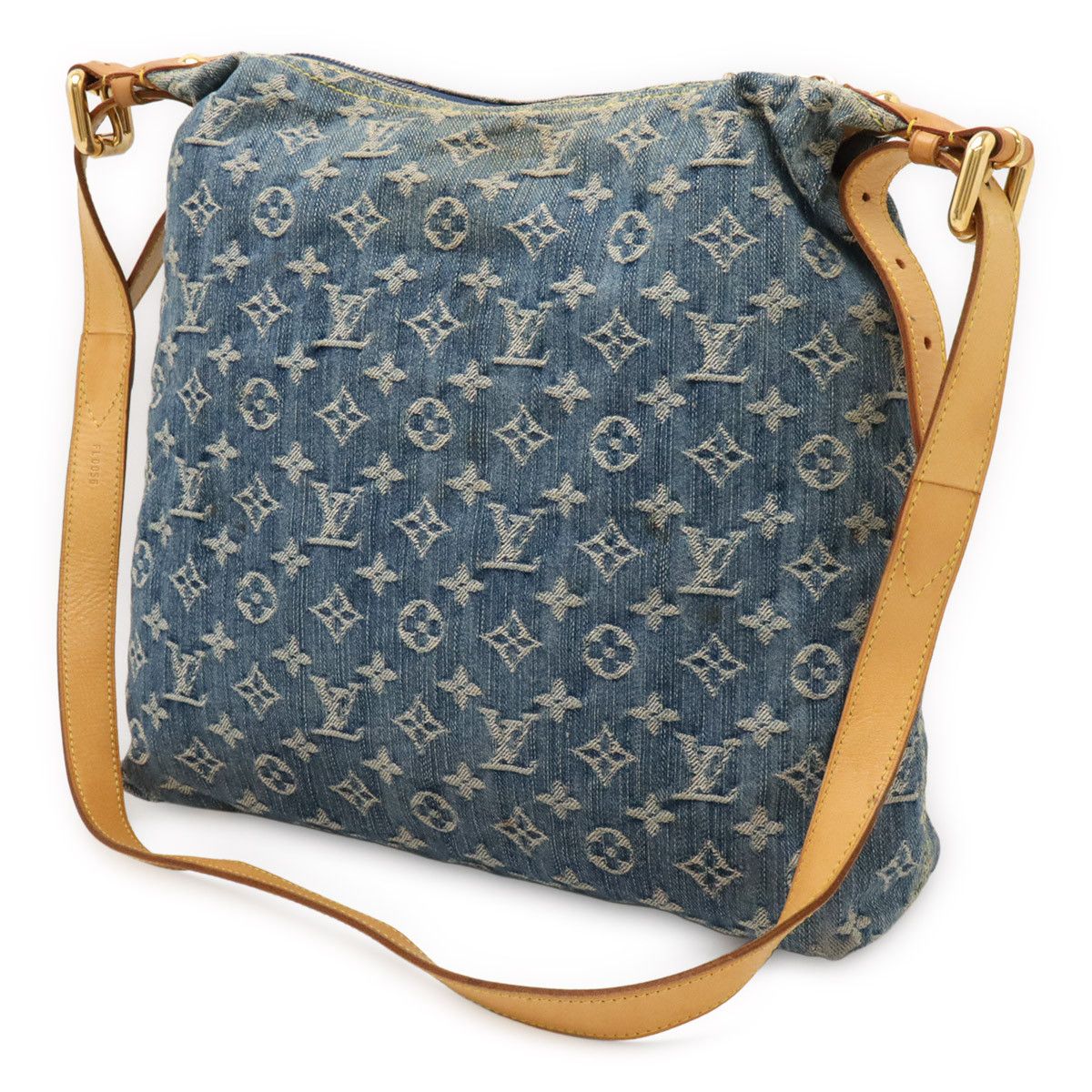 Louis Vuitton Louis Vuitton Louis Vuitton Monogram Denim 2way Shoulder Bag Denim Crossbody Bag M95048 DUTY FREE for USA Size ONE SIZE - 2 Thumbnail