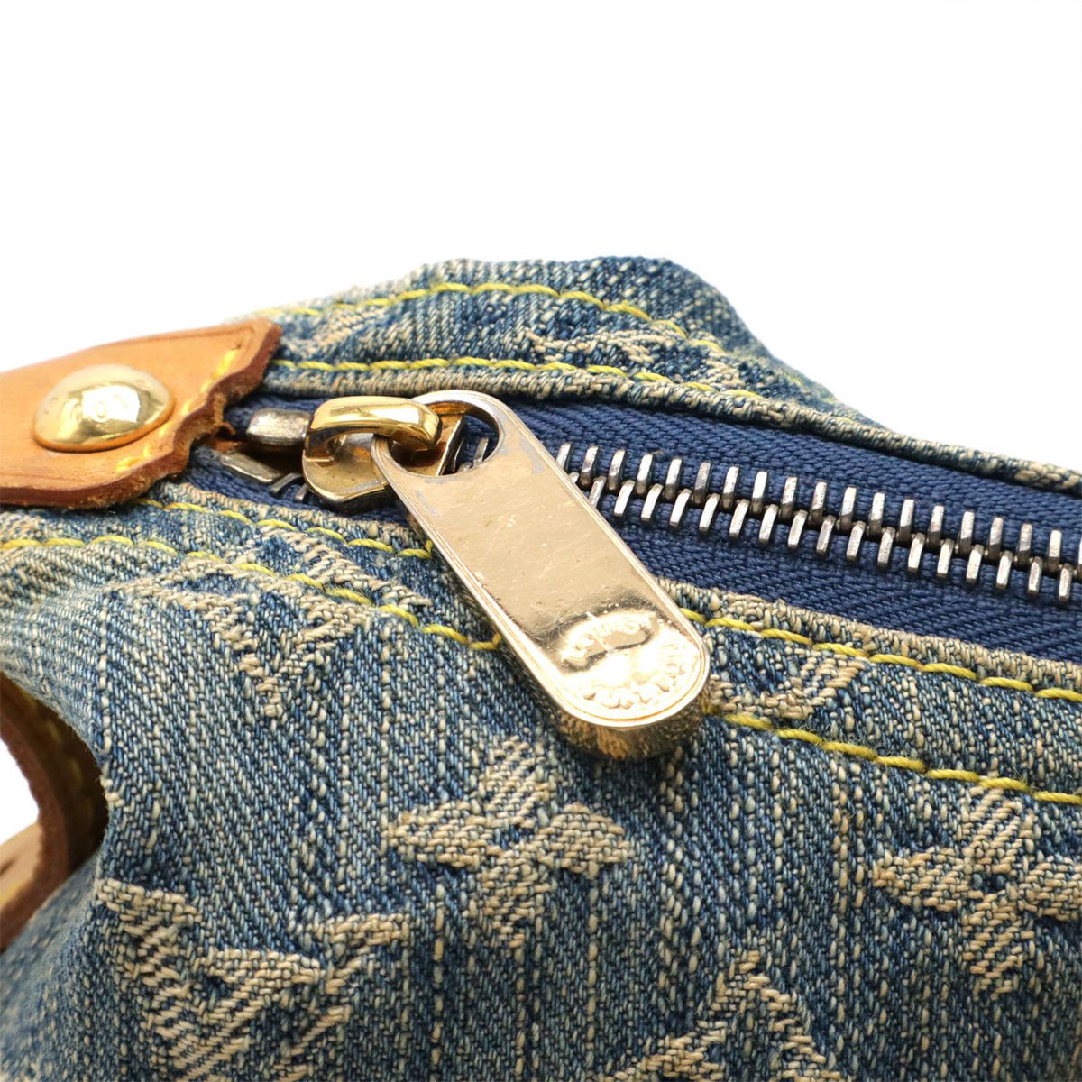 Louis Vuitton Louis Vuitton Louis Vuitton Monogram Denim 2way Shoulder Bag Denim Crossbody Bag M95048 DUTY FREE for USA Size ONE SIZE - 5 Thumbnail