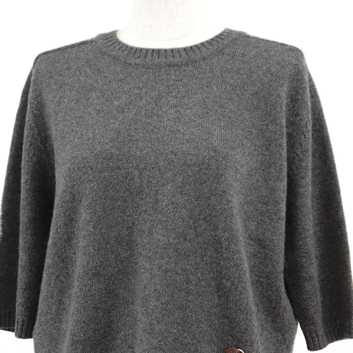 Other Gucci Gucci Horsebit Charm 100% Cashmere Knit Top Leather Tops 628389 XKBH9 DUTY FREE for USA Size ONE SIZE - 2 Thumbnail