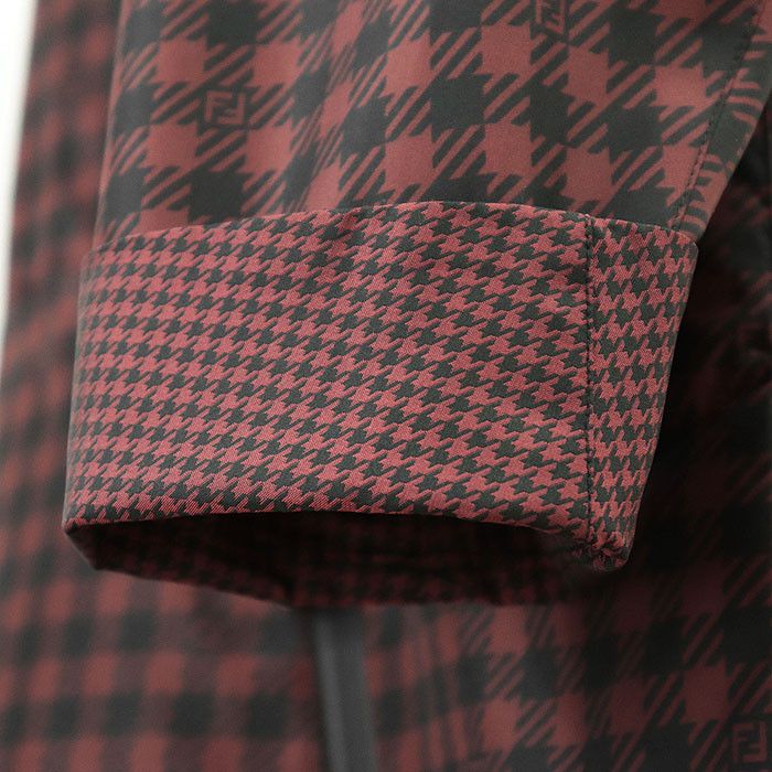 Other Fendi Fendi FF Logo Monogram Houndstooth Nylon Coat Others Outerwear DUTY FREE for USA Size ONE SIZE - 6 Thumbnail