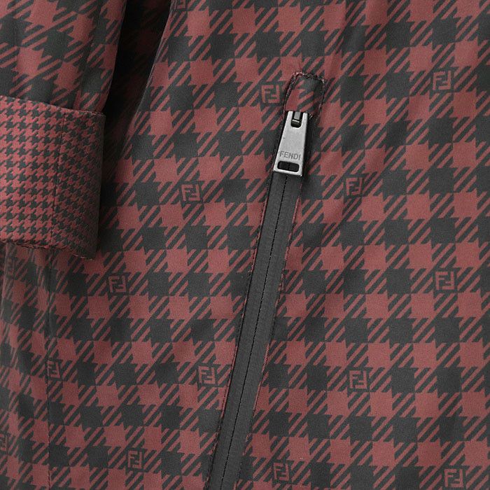 Other Fendi Fendi FF Logo Monogram Houndstooth Nylon Coat Others Outerwear DUTY FREE for USA Size ONE SIZE - 14 Thumbnail