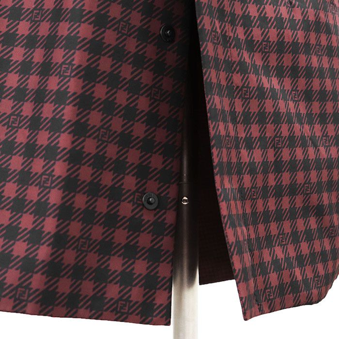 Other Fendi Fendi FF Logo Monogram Houndstooth Nylon Coat Others Outerwear DUTY FREE for USA Size ONE SIZE - 18 Thumbnail