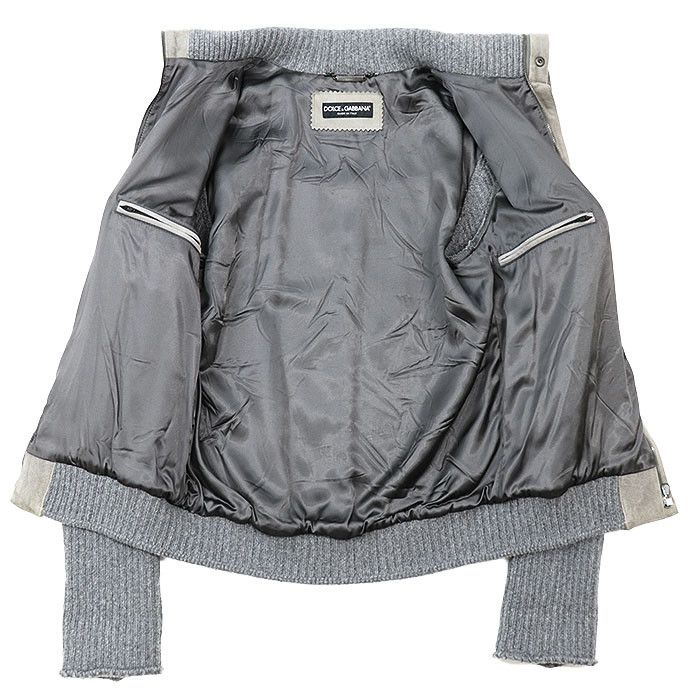 Other Dolce & Gabbana Dolce&Gabbana Lambskin Nubuck Knit Jacket Leather Outerwear DUTY FREE for USA Size ONE SIZE - 8 Thumbnail