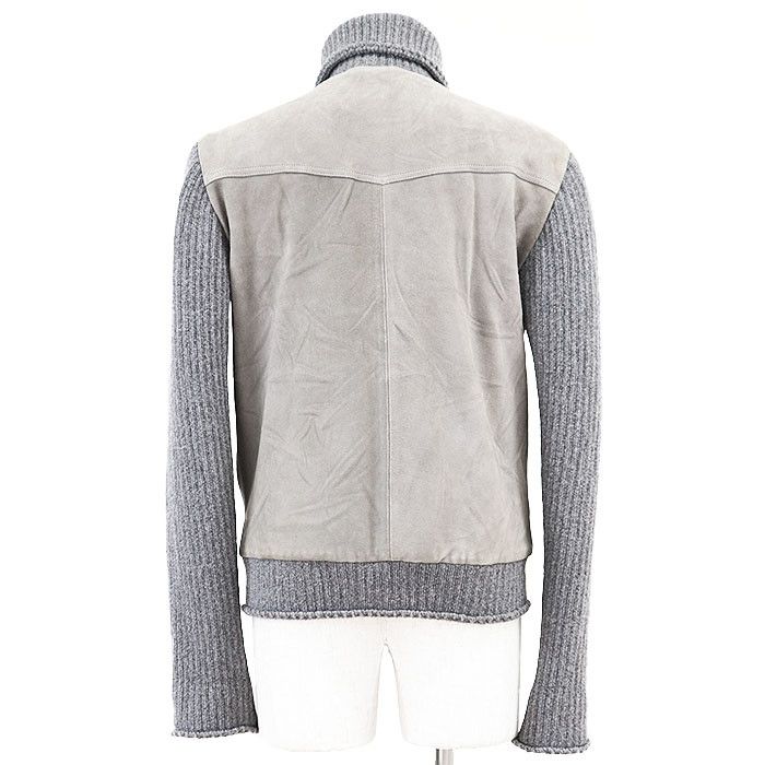 Other Dolce & Gabbana Dolce&Gabbana Lambskin Nubuck Knit Jacket Leather Outerwear DUTY FREE for USA Size ONE SIZE - 6 Thumbnail