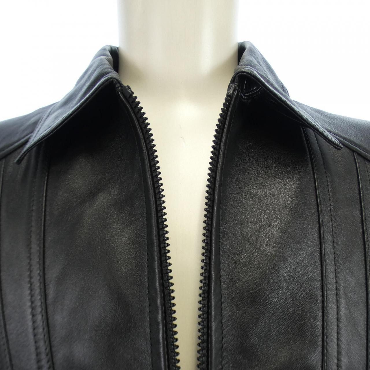 Other Celine Celine Leather Jacket Leather Outerwear 2EG27269L DUTY FREE for USA Size ONE SIZE - 5 Thumbnail