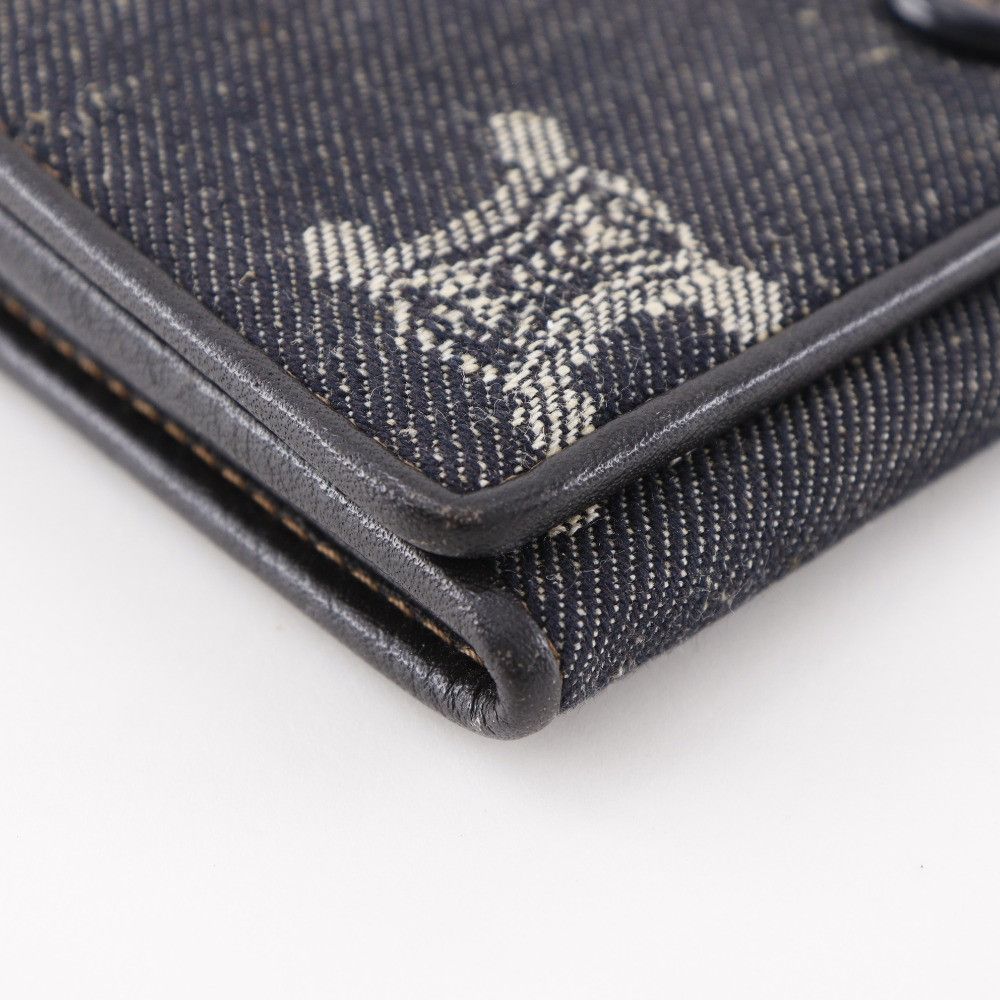 Celine Celine Celine Triomphe Denim Long Wallet Denim Long Wallet DUTY FREE for USA Size ONE SIZE - 4 Thumbnail