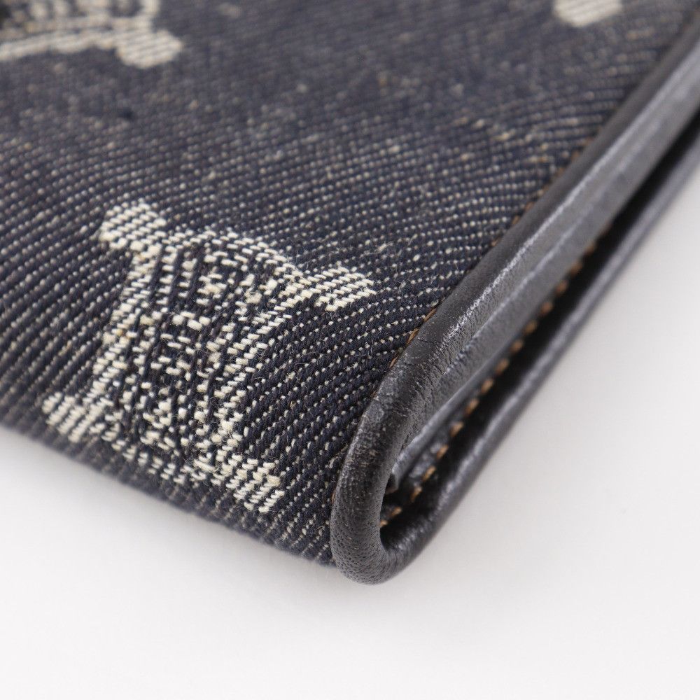 Celine Celine Celine Triomphe Denim Long Wallet Denim Long Wallet DUTY FREE for USA Size ONE SIZE - 7 Thumbnail
