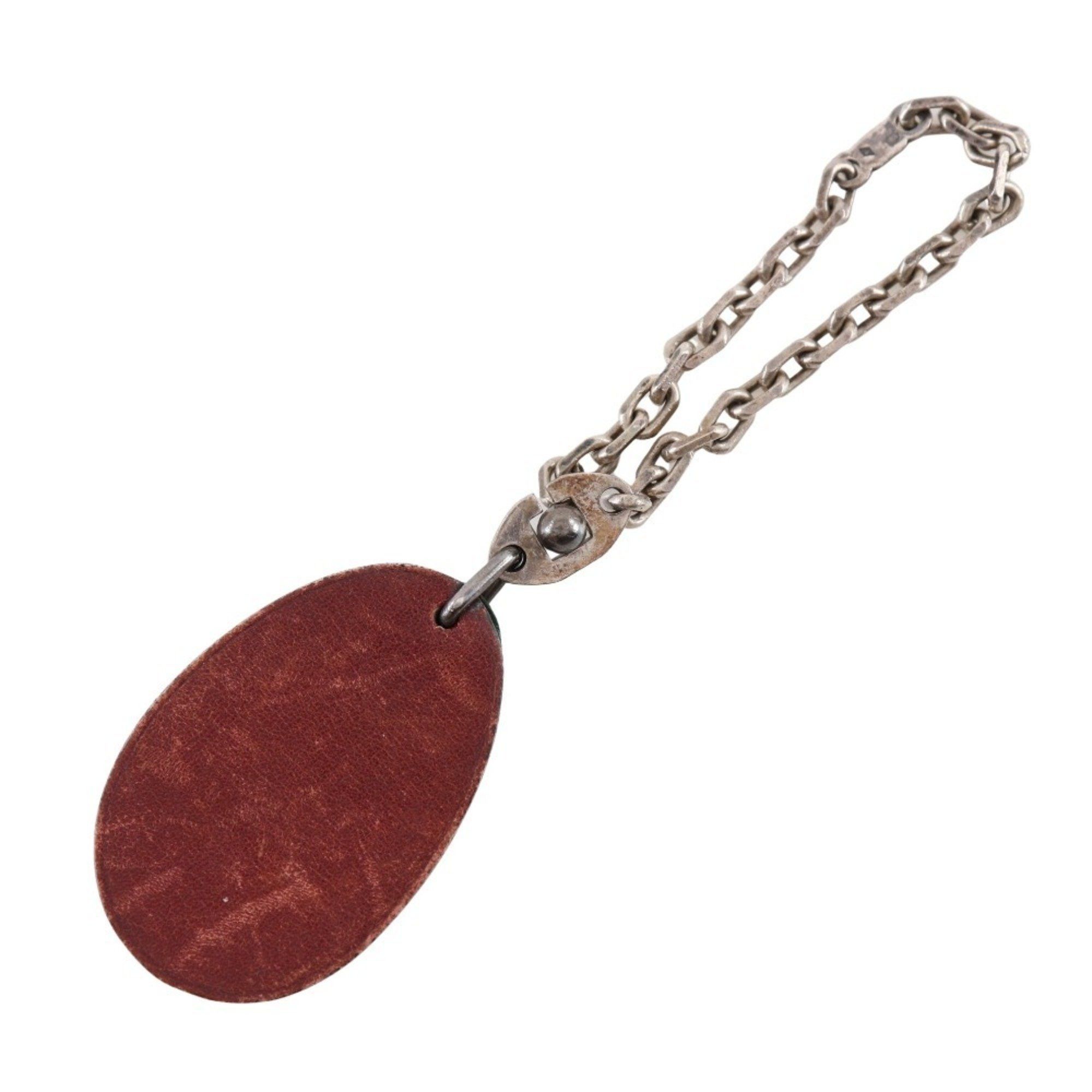 Hermes Hermes Hermès Plum Charm Fruit Bag Leather Red Plat Unisex Size ONE SIZE - 2 Thumbnail