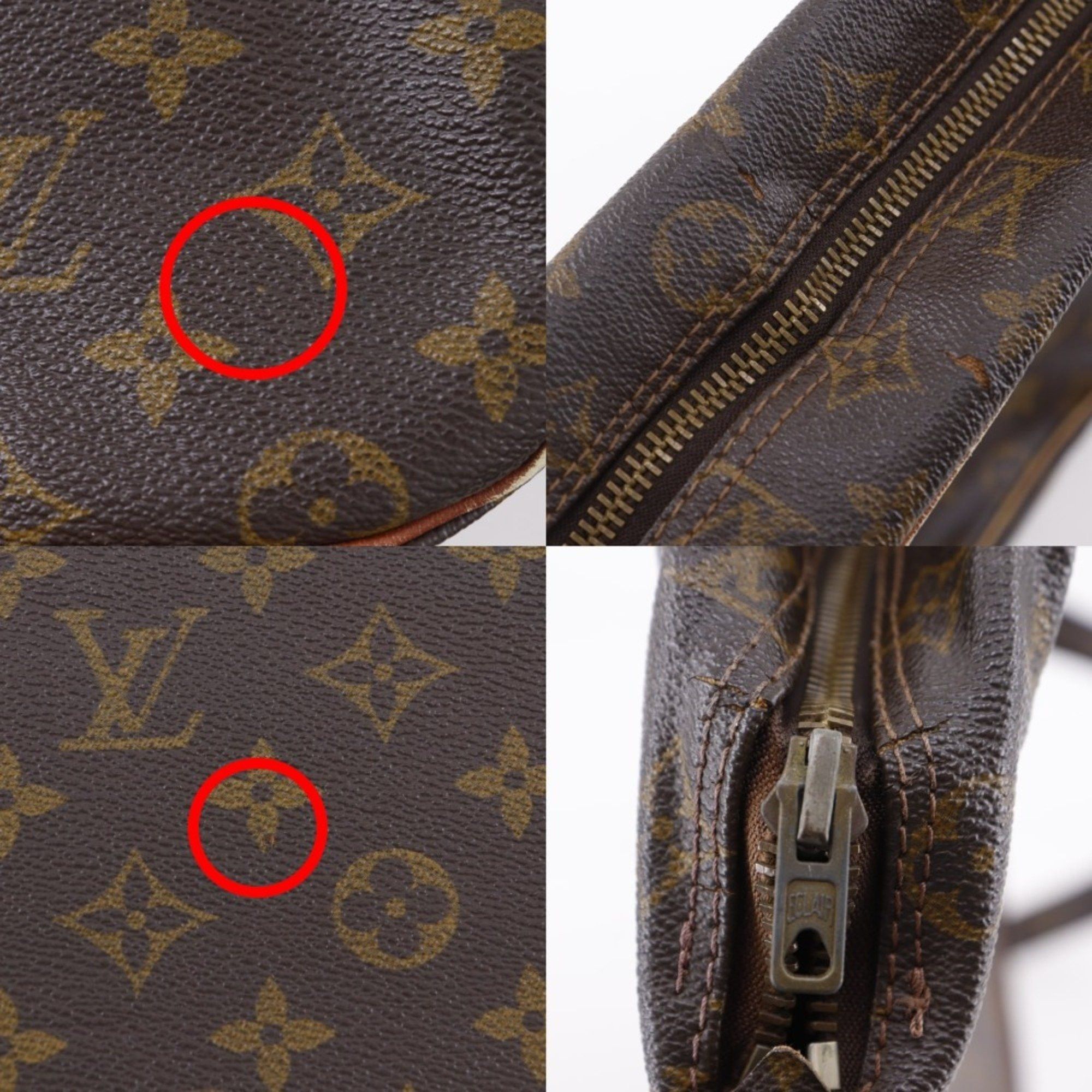 Louis Vuitton Louis Vuitton Marceau Shoulder Bag, Vintage M40264, Monogram Canvas, Brown, A5 Size, Zipper closure, Unisex Size ONE SIZE - 8 Thumbnail
