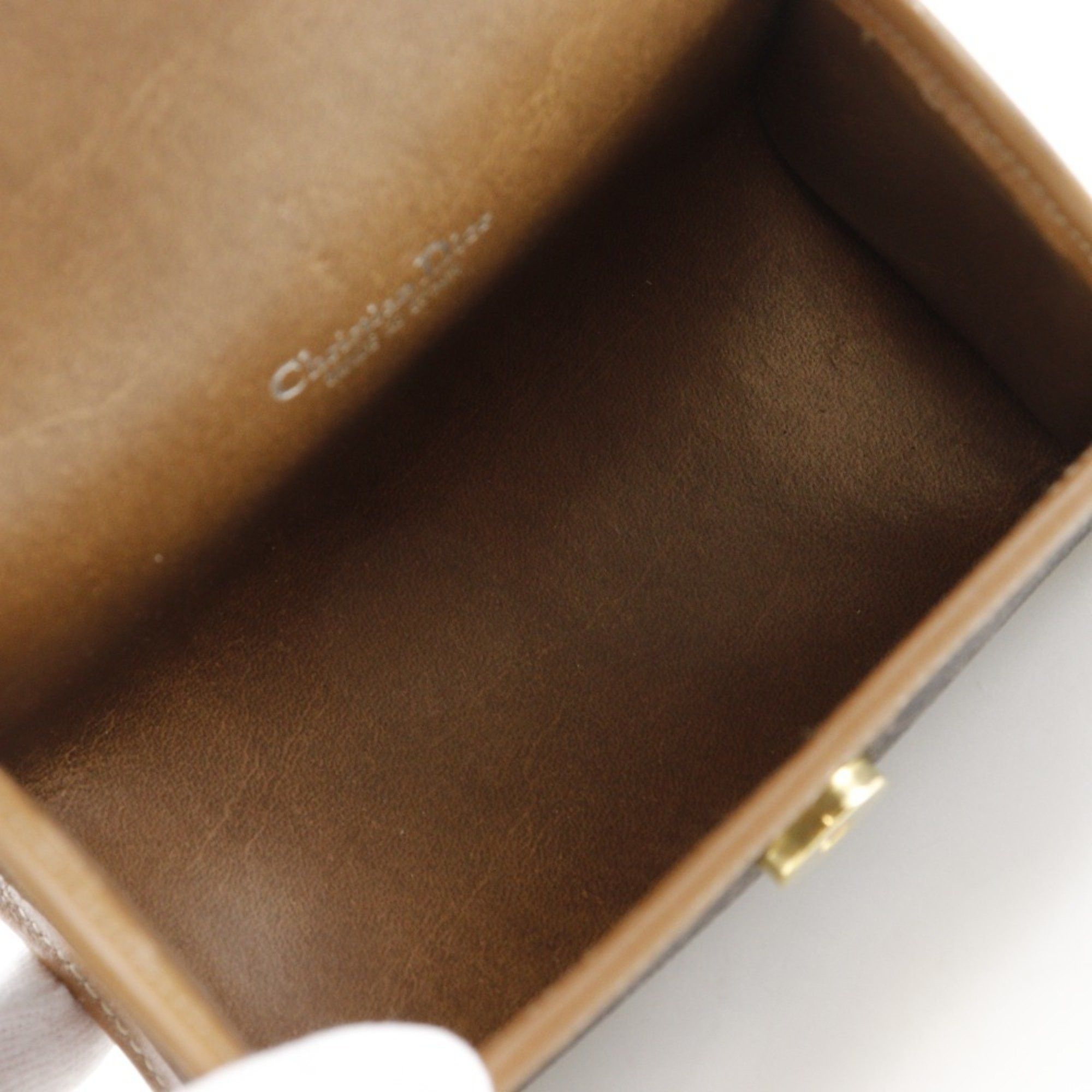 Dior Christian Dior Honeycomb Pattern Pouch, Novelty, PVC, Made in Spain, Brown, Magnetic, Unisex Size ONE SIZE - 6 Thumbnail