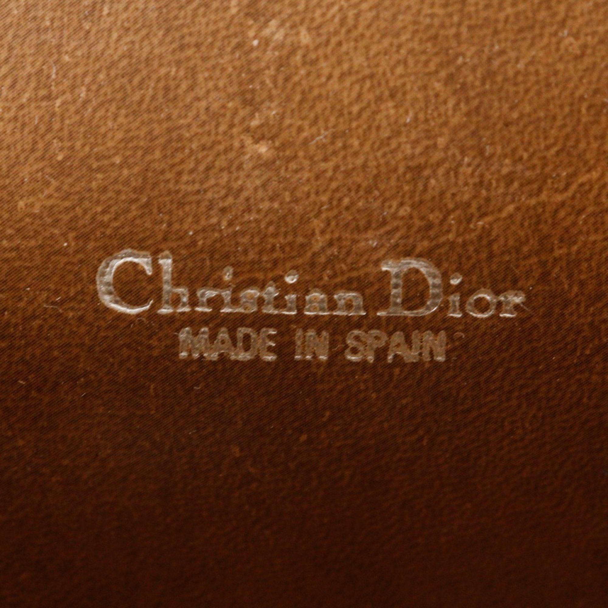Dior Christian Dior Honeycomb Pattern Pouch, Novelty, PVC, Made in Spain, Brown, Magnetic, Unisex Size ONE SIZE - 8 Thumbnail