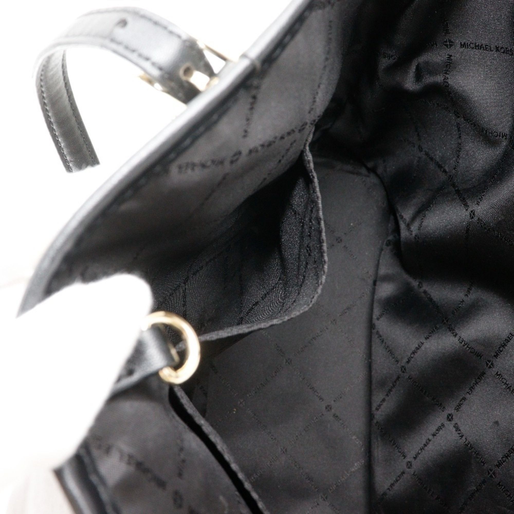 Michael Kors Michael Kors Jet Set Travel Tote Bag, Graphic Logo, 35F1GTVT2L, PVC, Black, A4 Size, Open, Women's Size ONE SIZE - 8 Thumbnail