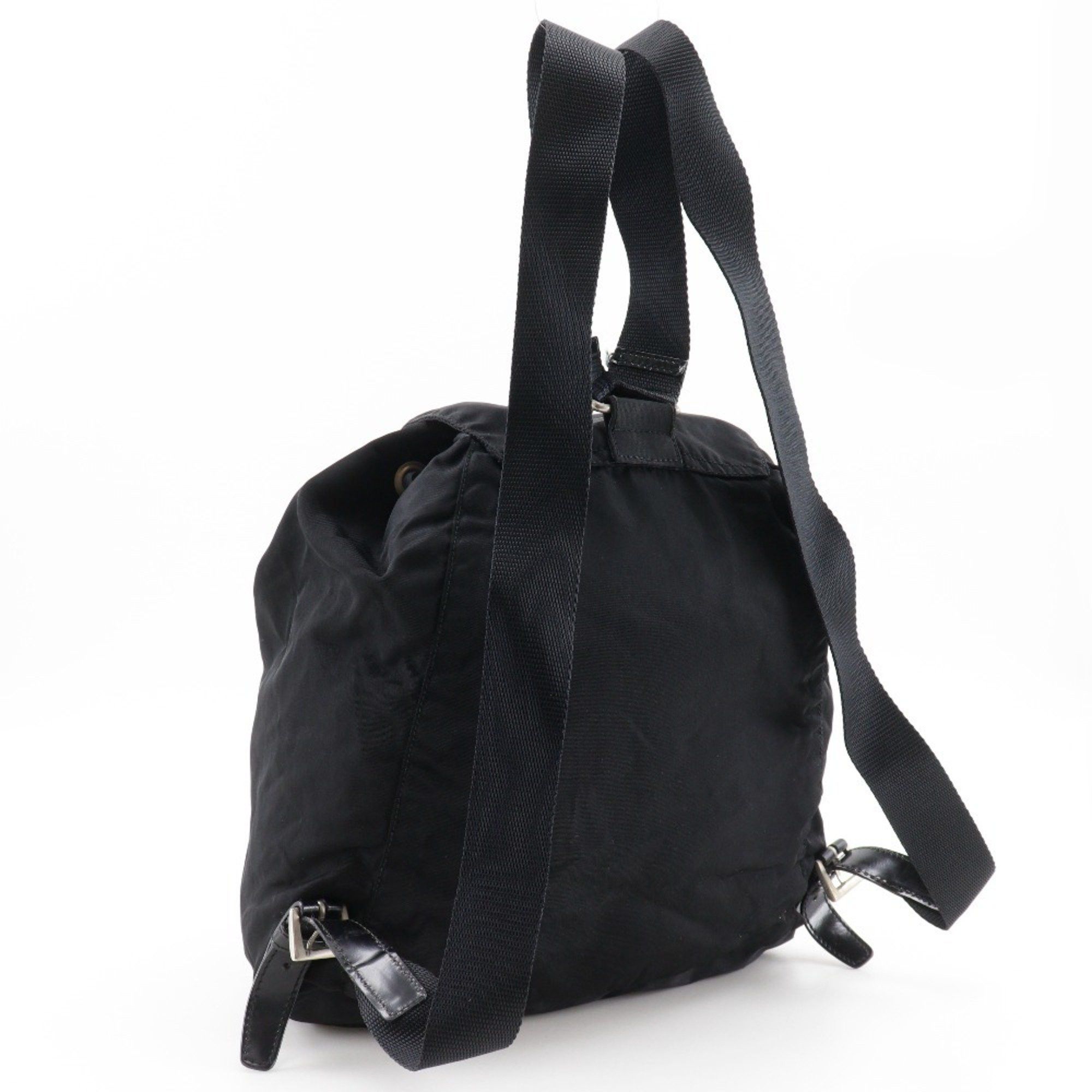 Prada Prada Backpack/Daypack, Nylon, Black, A5 Size, Magnetic Type, Women's Size ONE SIZE - 3 Thumbnail
