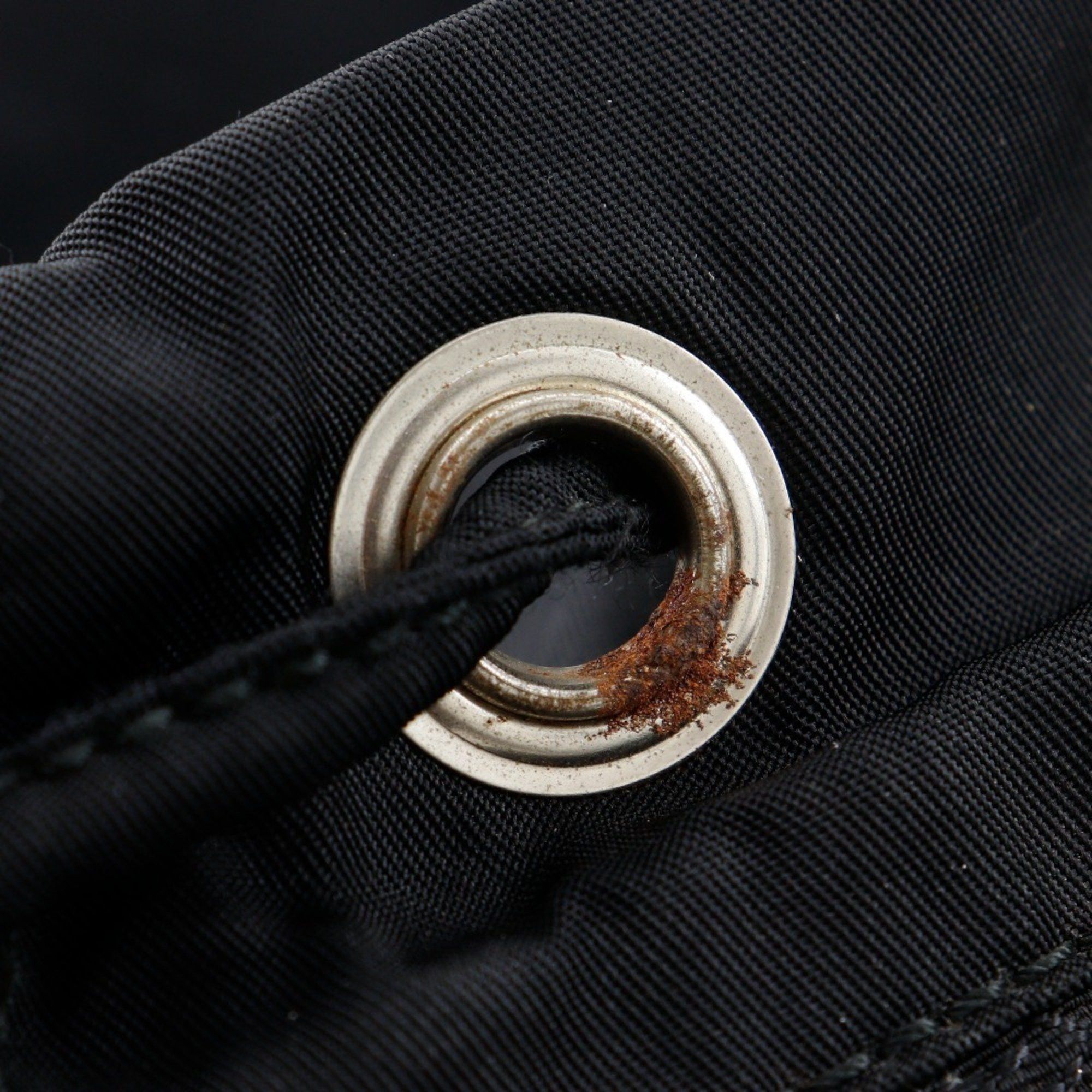 Prada Prada Backpack/Daypack, Nylon, Black, A5 Size, Magnetic Type, Women's Size ONE SIZE - 17 Thumbnail