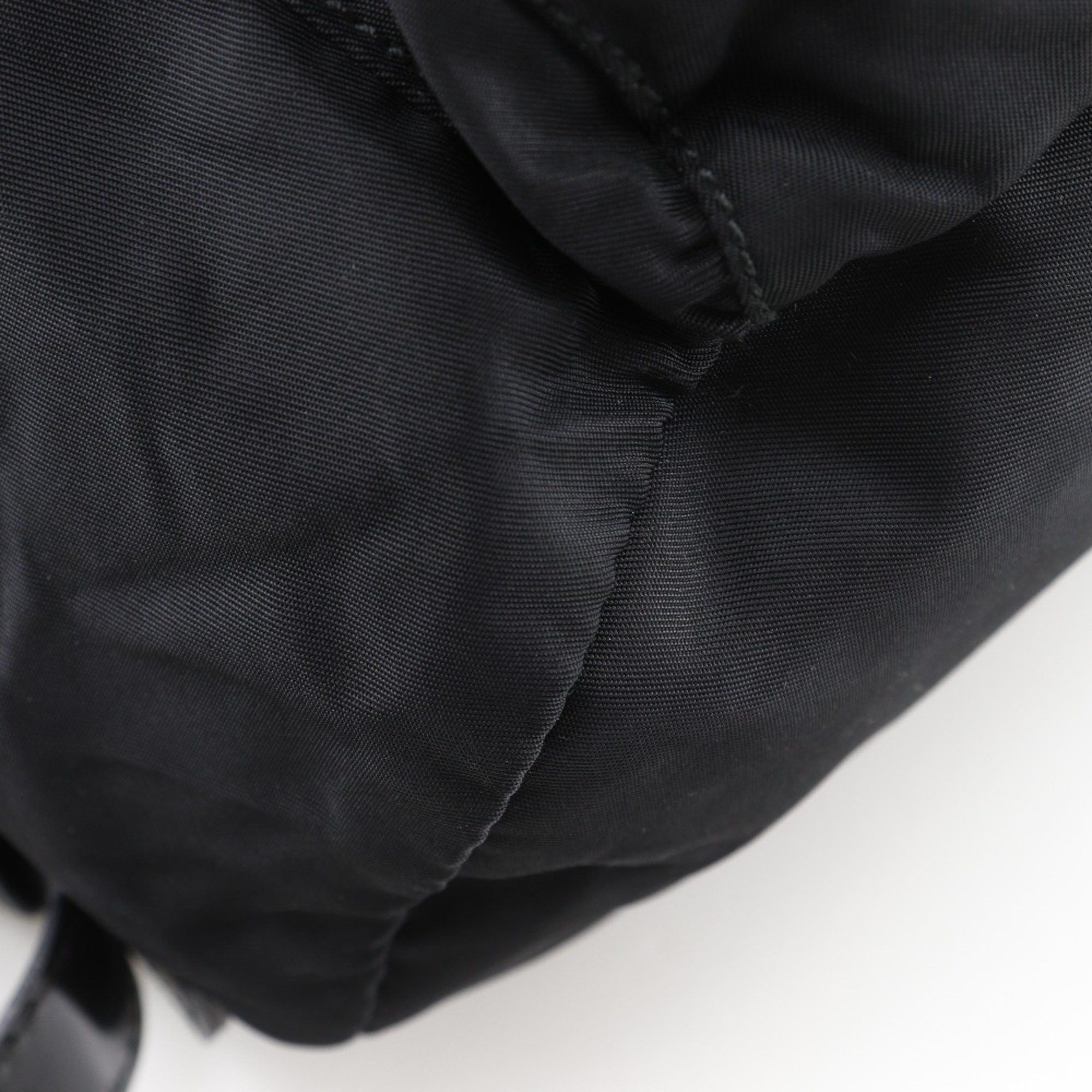 Prada Prada Backpack/Daypack, Nylon, Black, A5 Size, Magnetic Type, Women's Size ONE SIZE - 4 Thumbnail